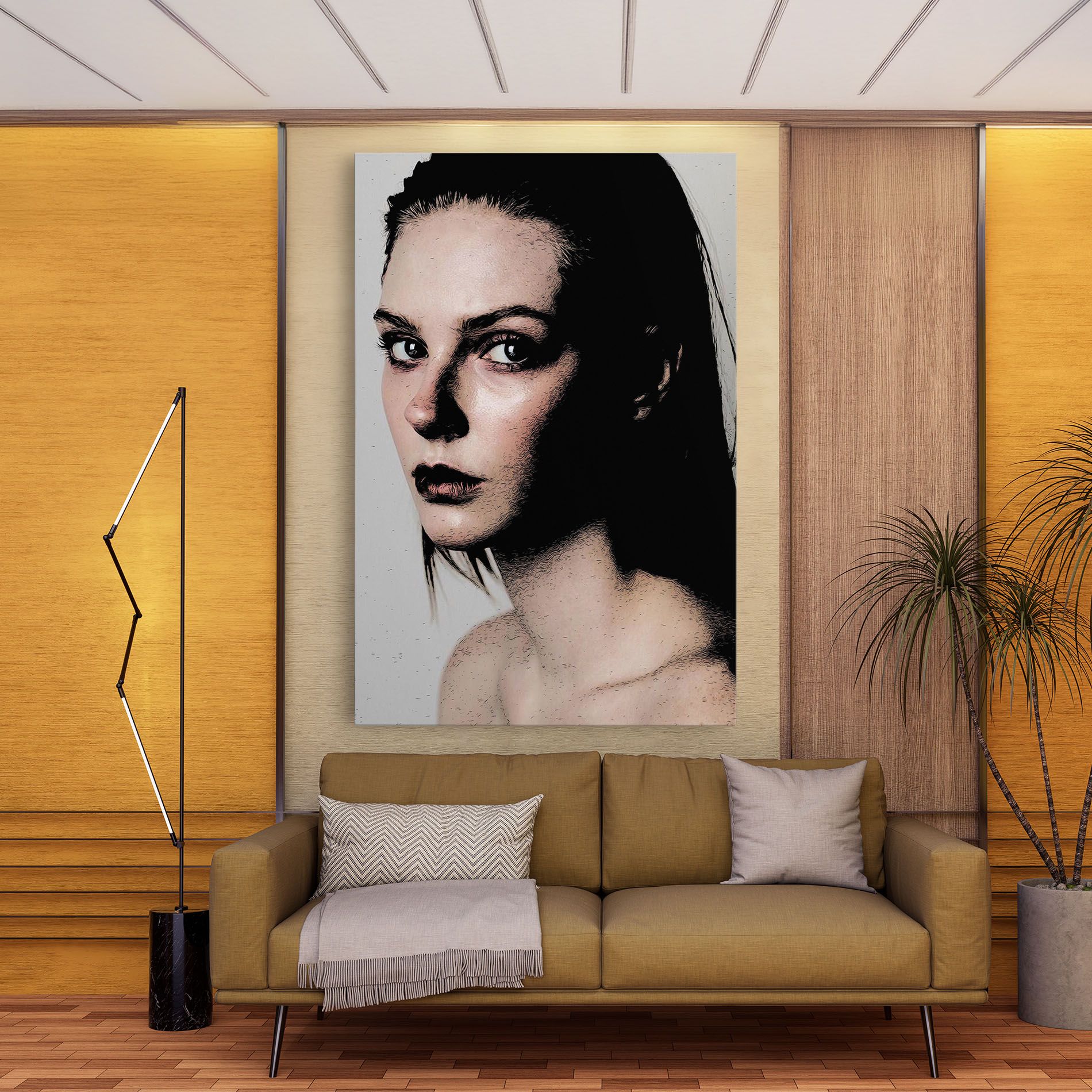 Big Eyes Portrait mockup 9