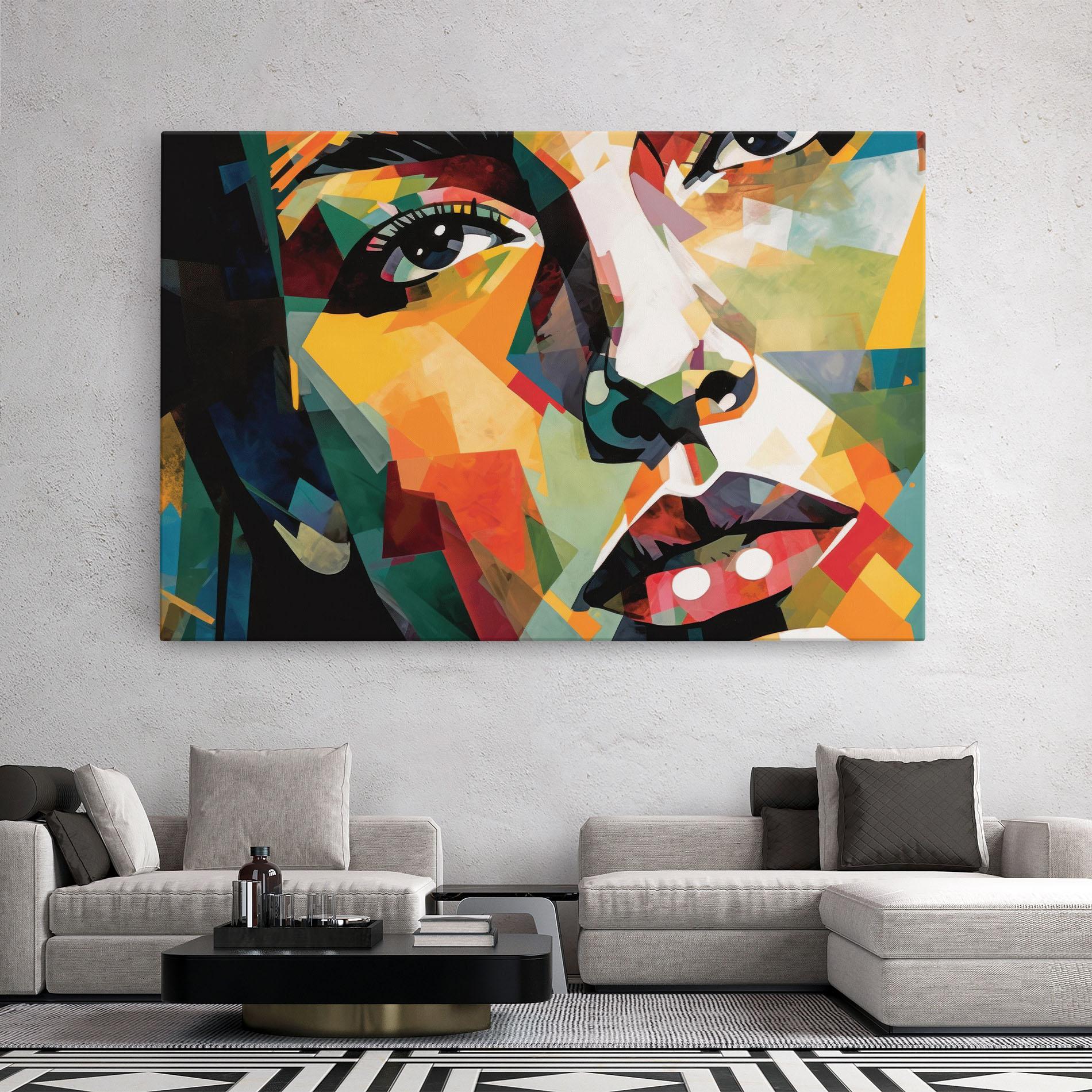 Vászonkép Neoexpressionism mockup 2