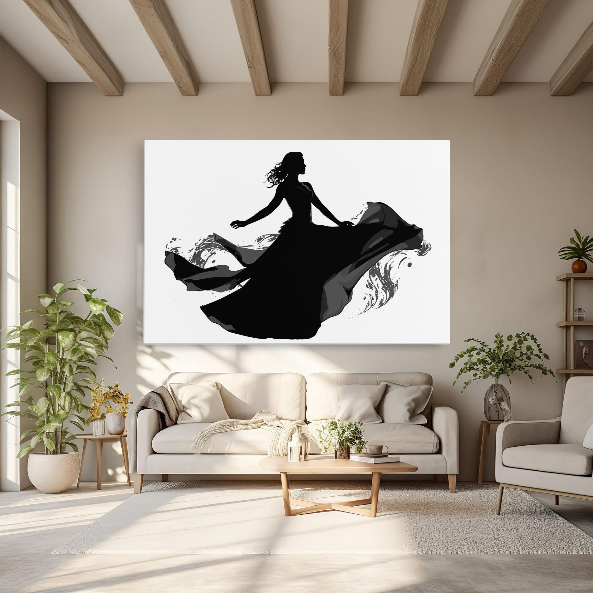 Vászonkép Dress Jump mockup 6
