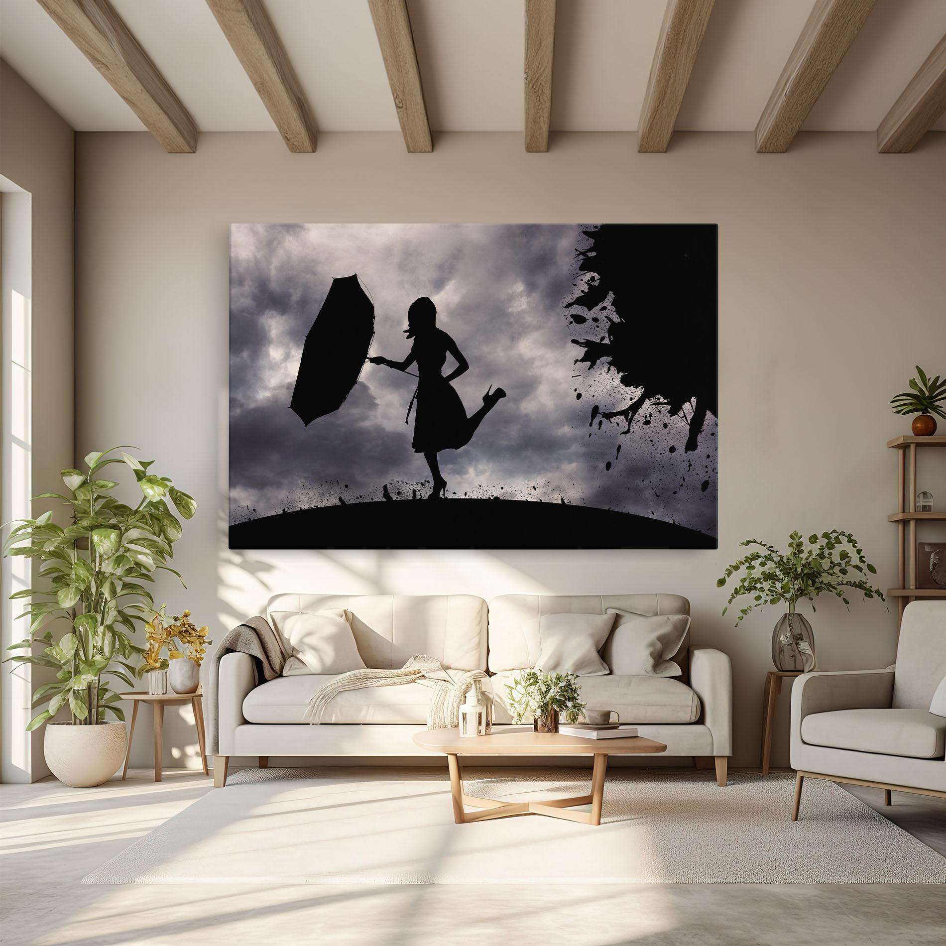 Vászonkép Stormy Day mockup 6