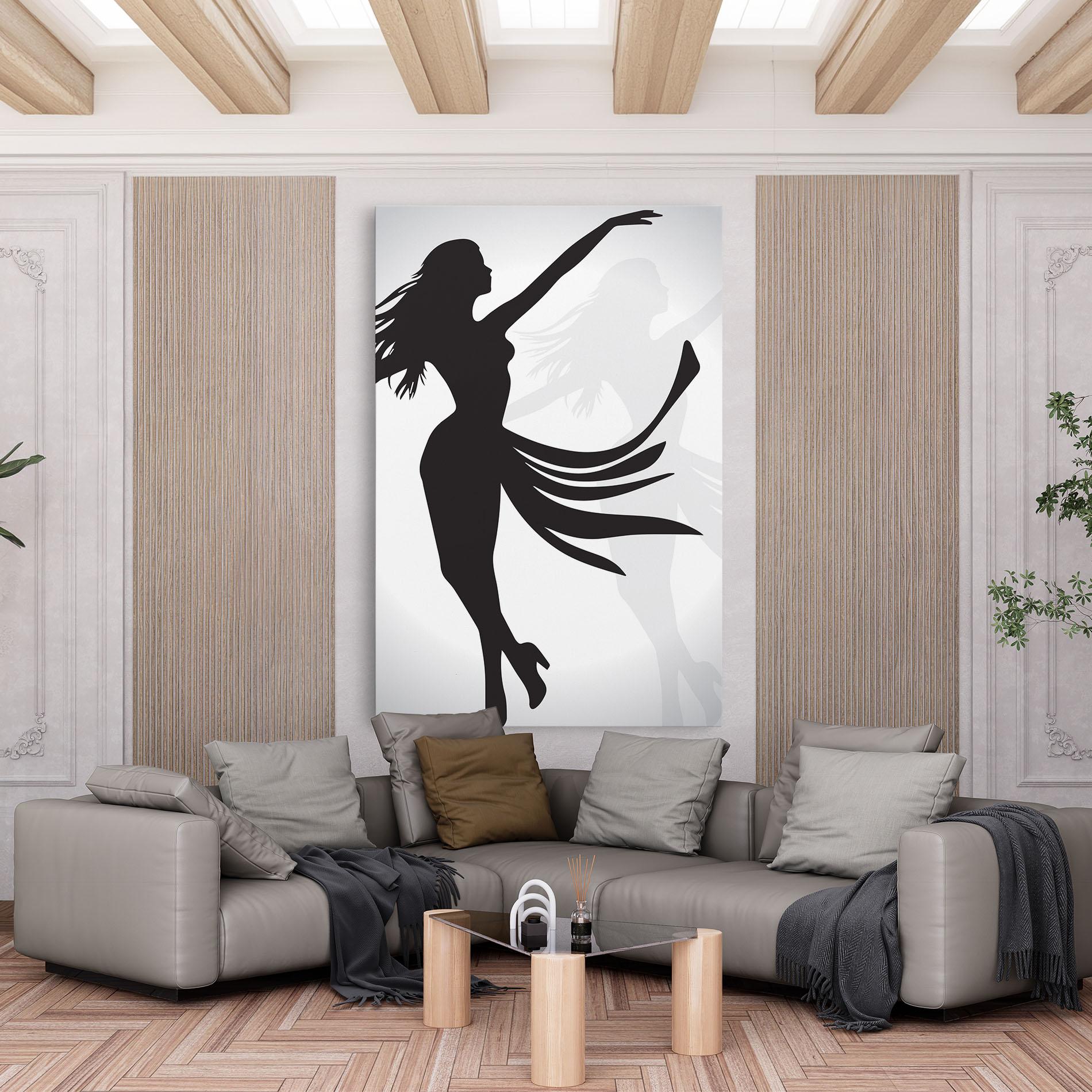 Vászonkép Dance Shilouette mockup 6