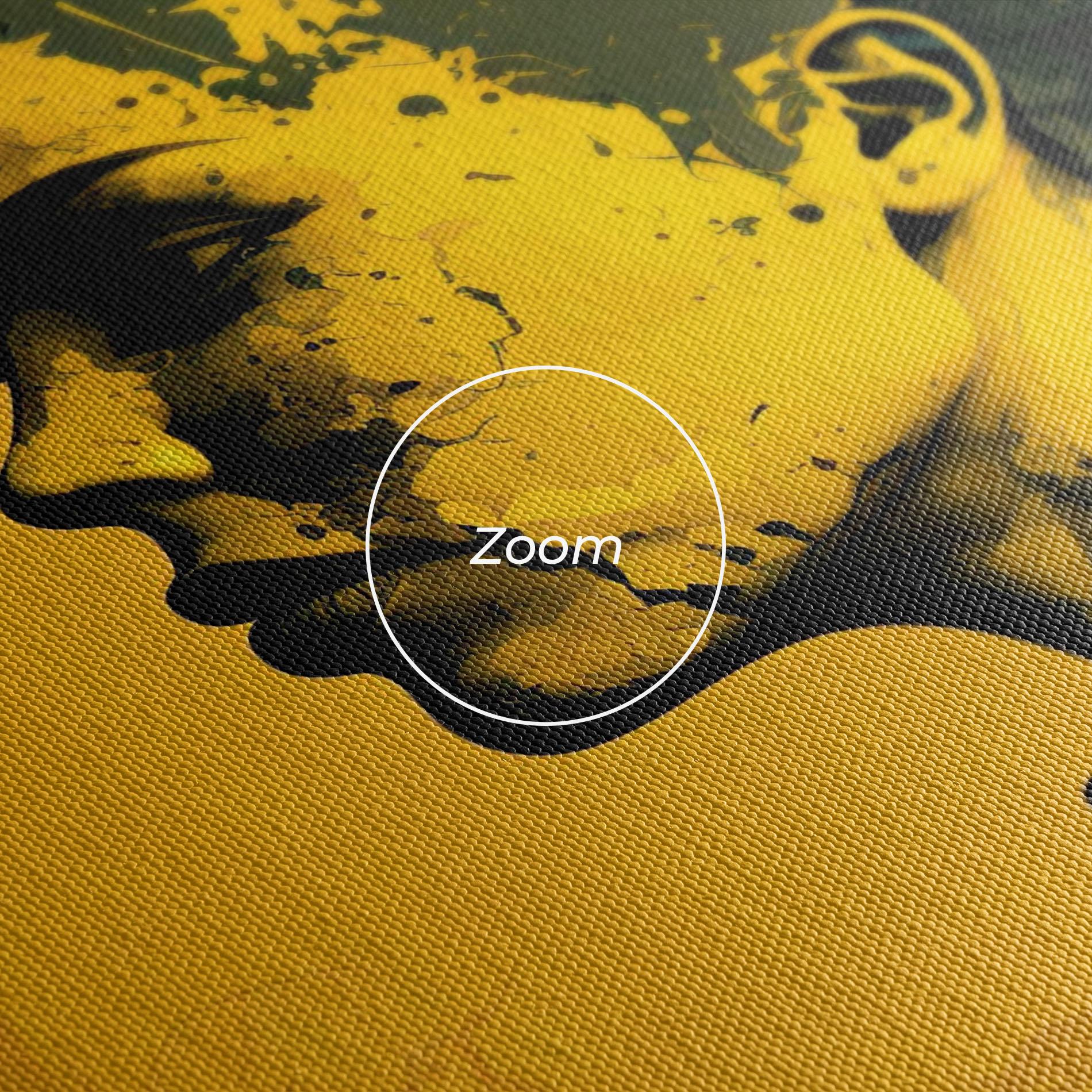 Vászonkép Thinking Yellow mockup 3