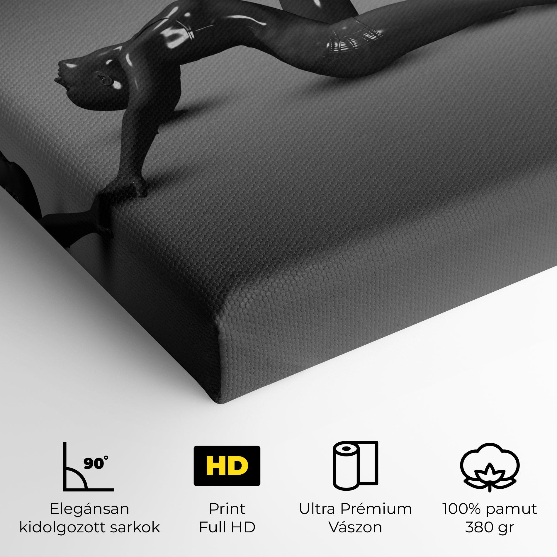 Vászonkép 3d Black Female mockup 4