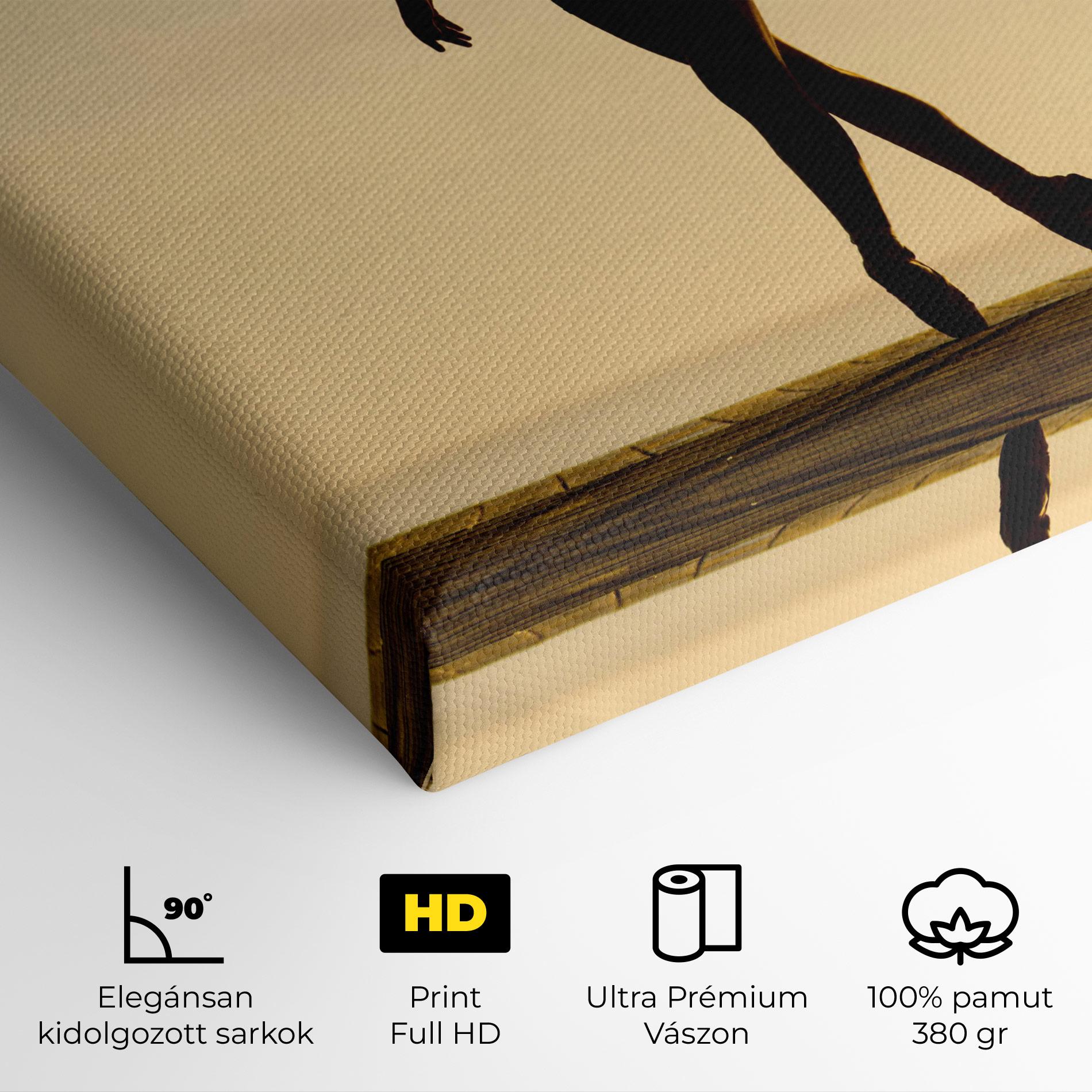 Vászonkép Ballet On Cream mockup 4