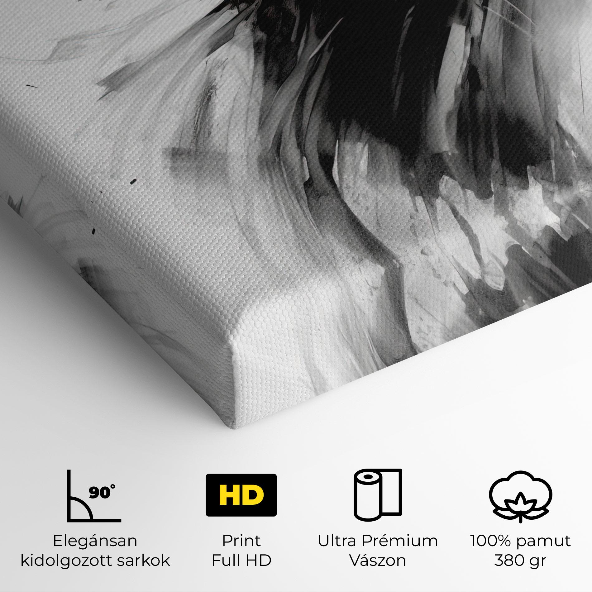 Vászonkép Dancing Woman Drawn mockup 4