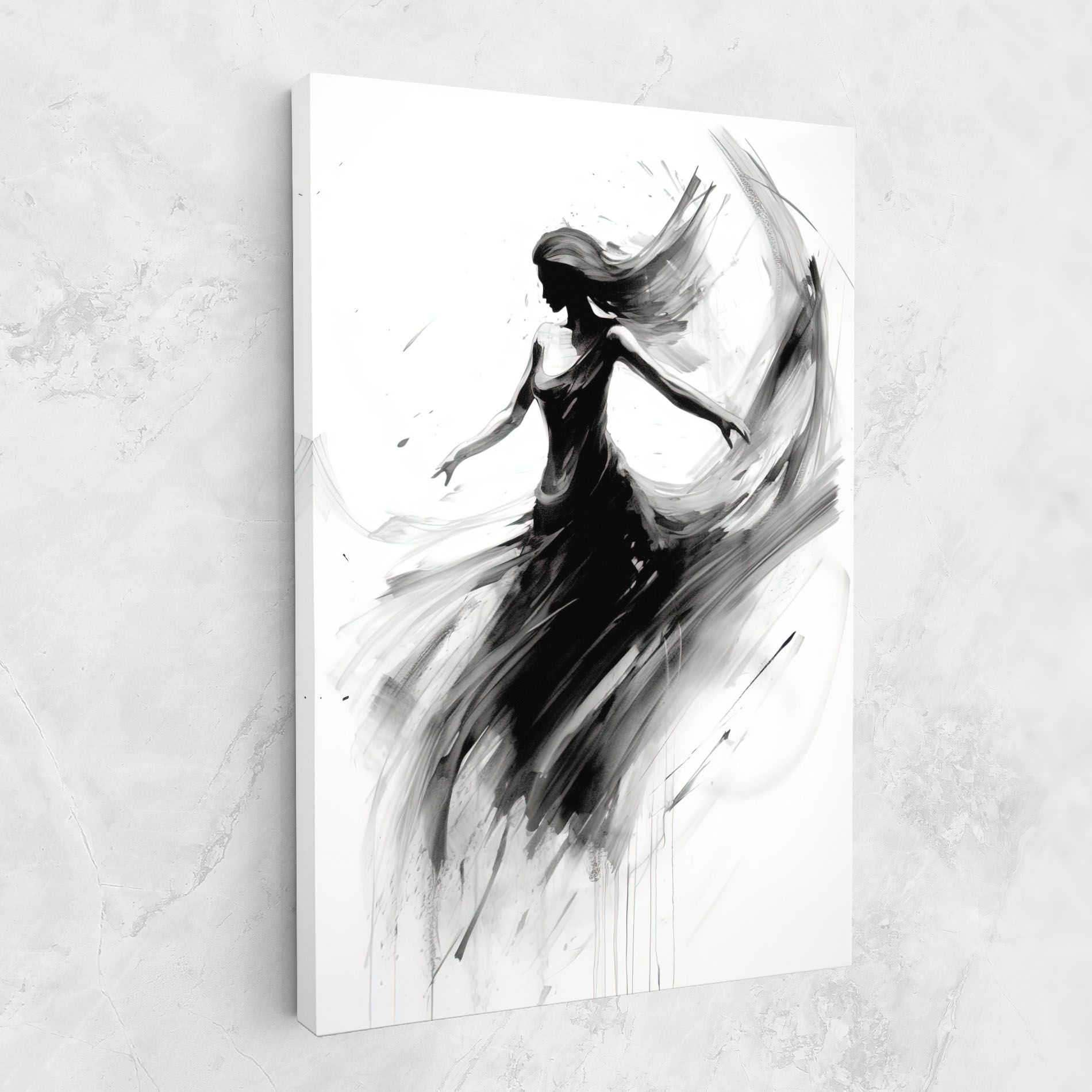 Dancing Woman Drawn mockup 1