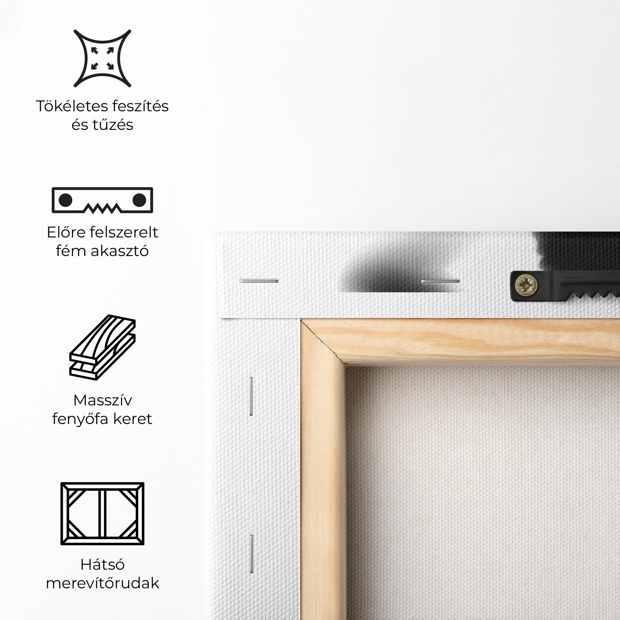 Vászonkép Blurred Girl mockup 5