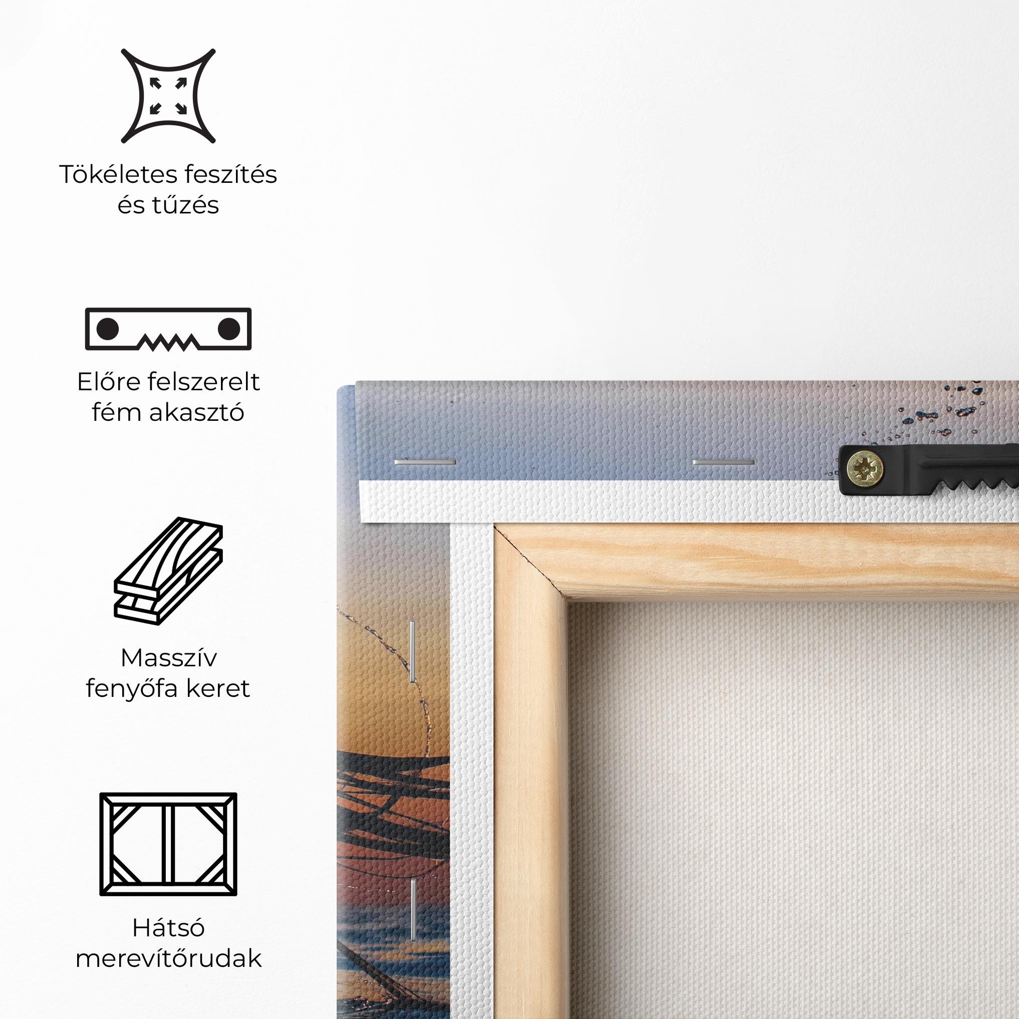 Vászonkép Ocean Woman Shilouette mockup 5