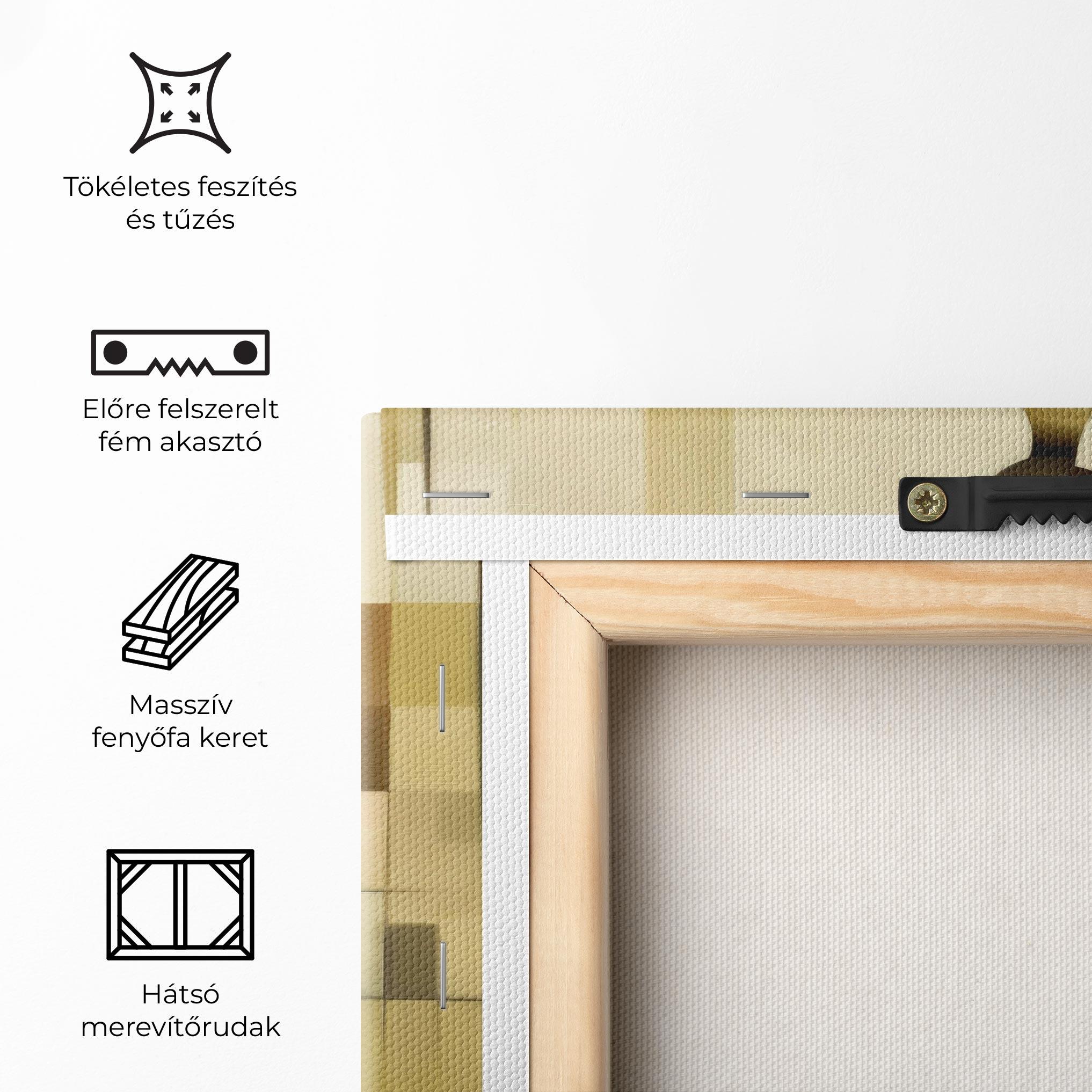 Vászonkép Olive Green Shilouete mockup 5