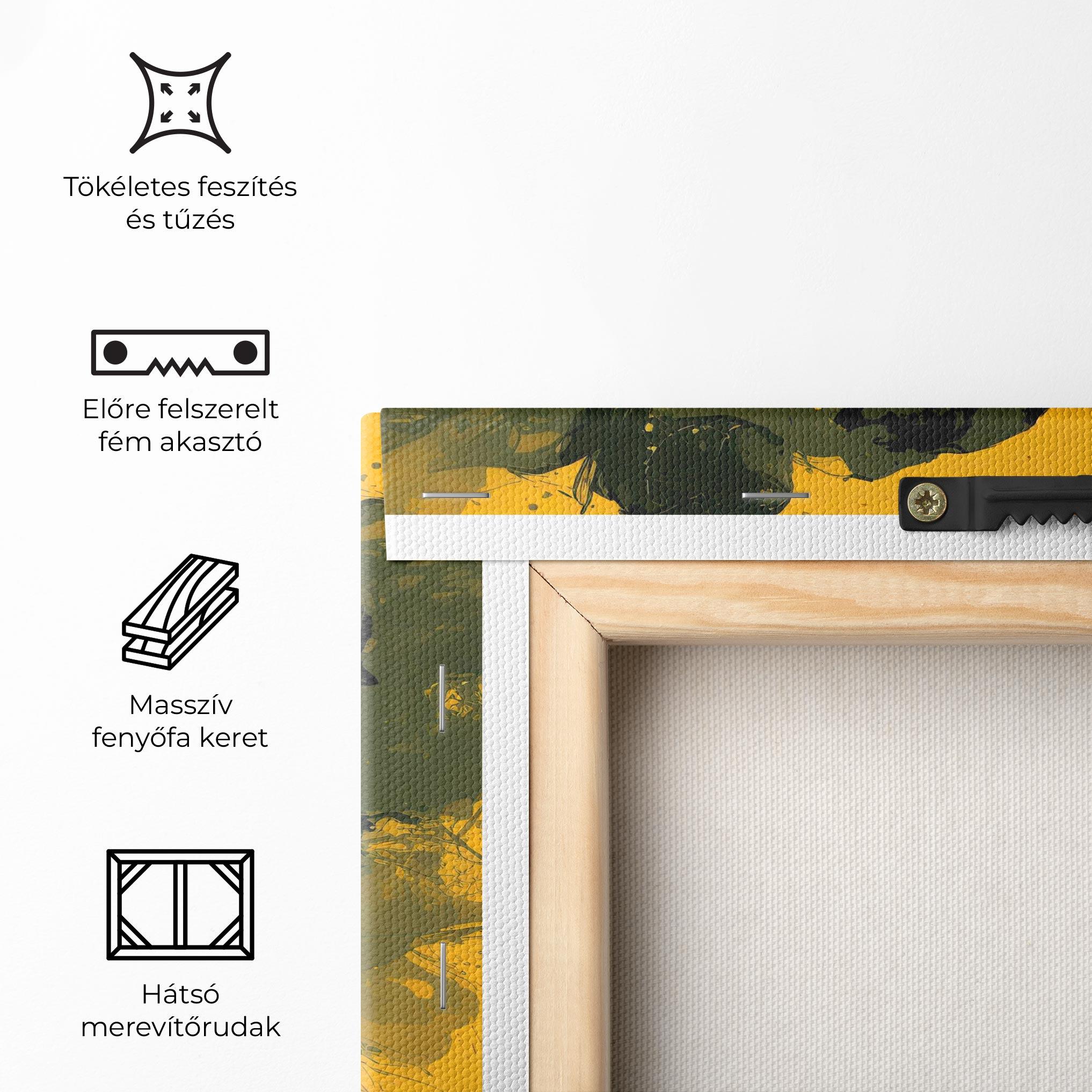 Vászonkép Thinking Yellow mockup 5