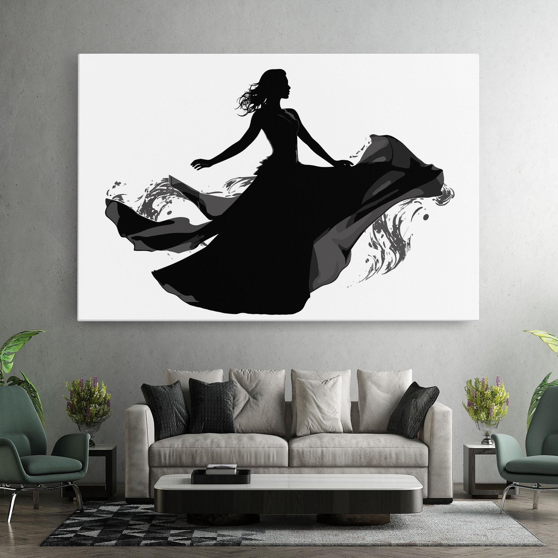 Vászonkép Dress Jump mockup 7