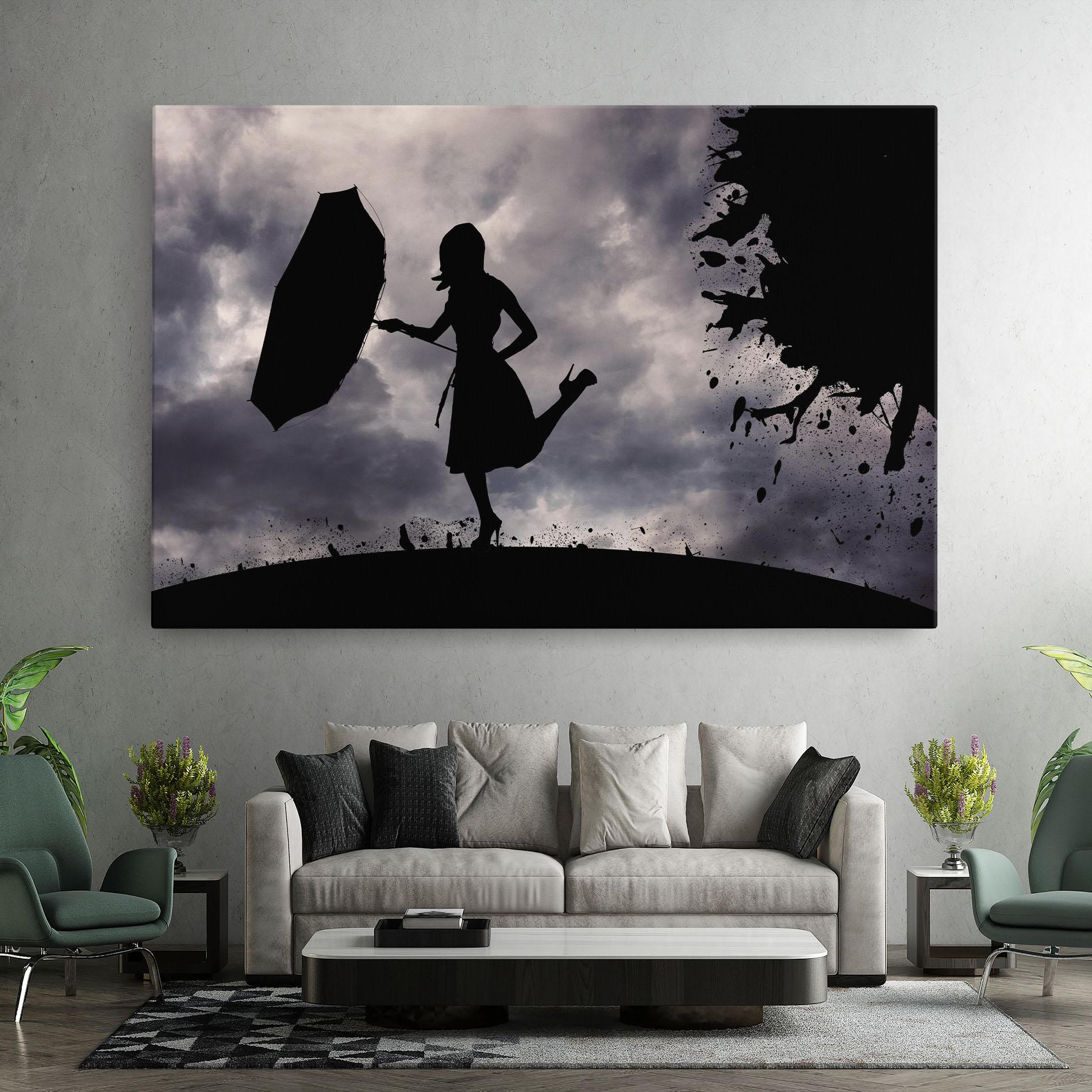 Vászonkép Stormy Day mockup 7