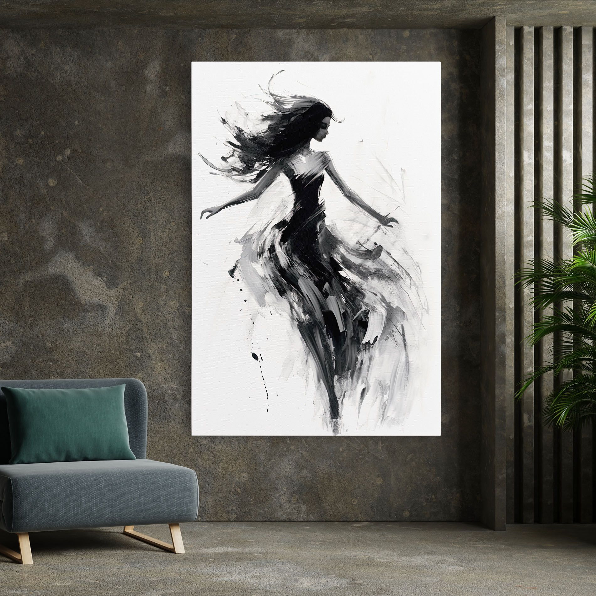 Black Ink Woman mockup 7