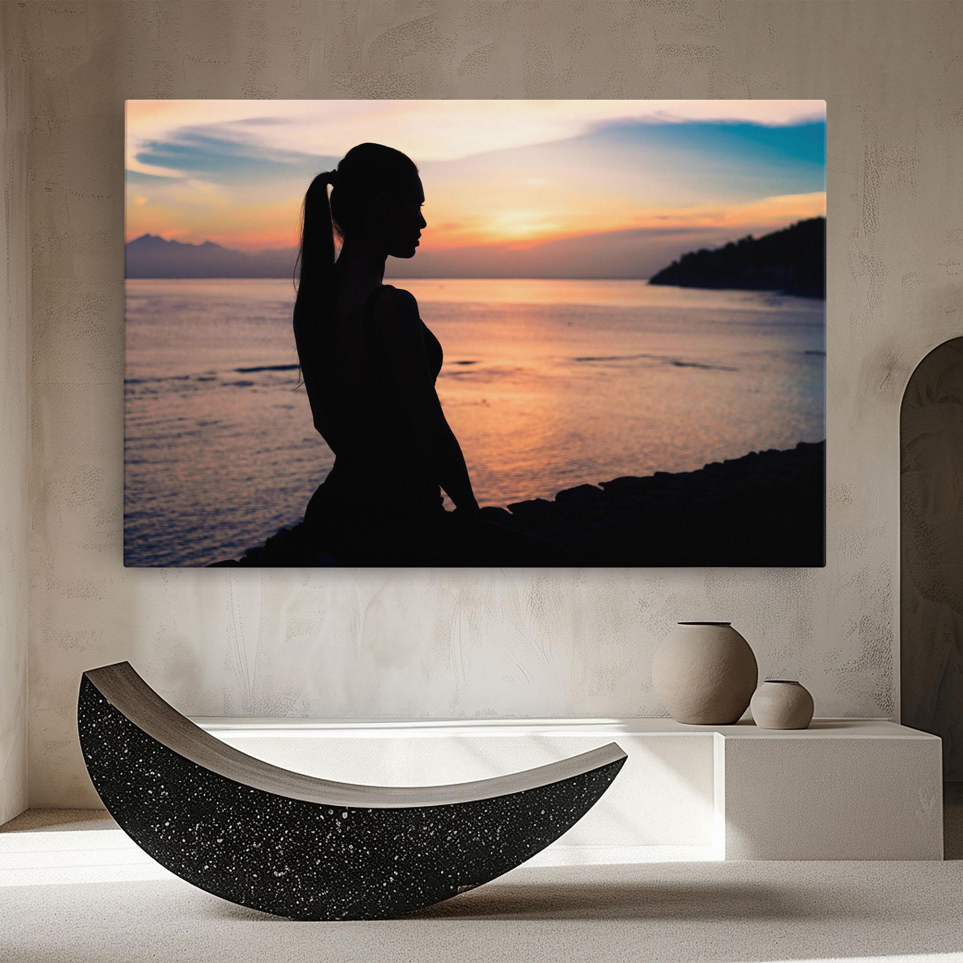 Vászonkép Beach Pretty View mockup 8