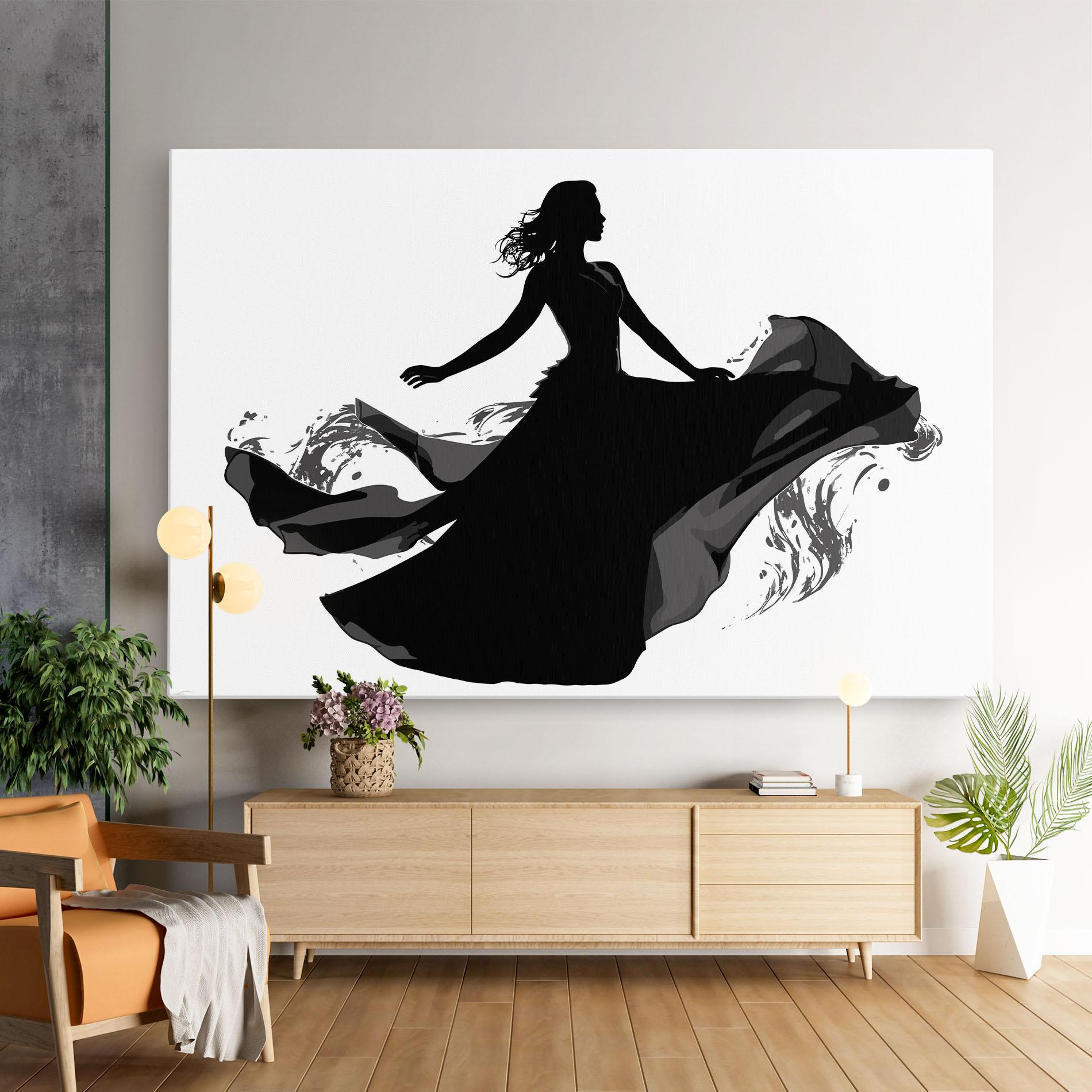 Vászonkép Dress Jump mockup 9
