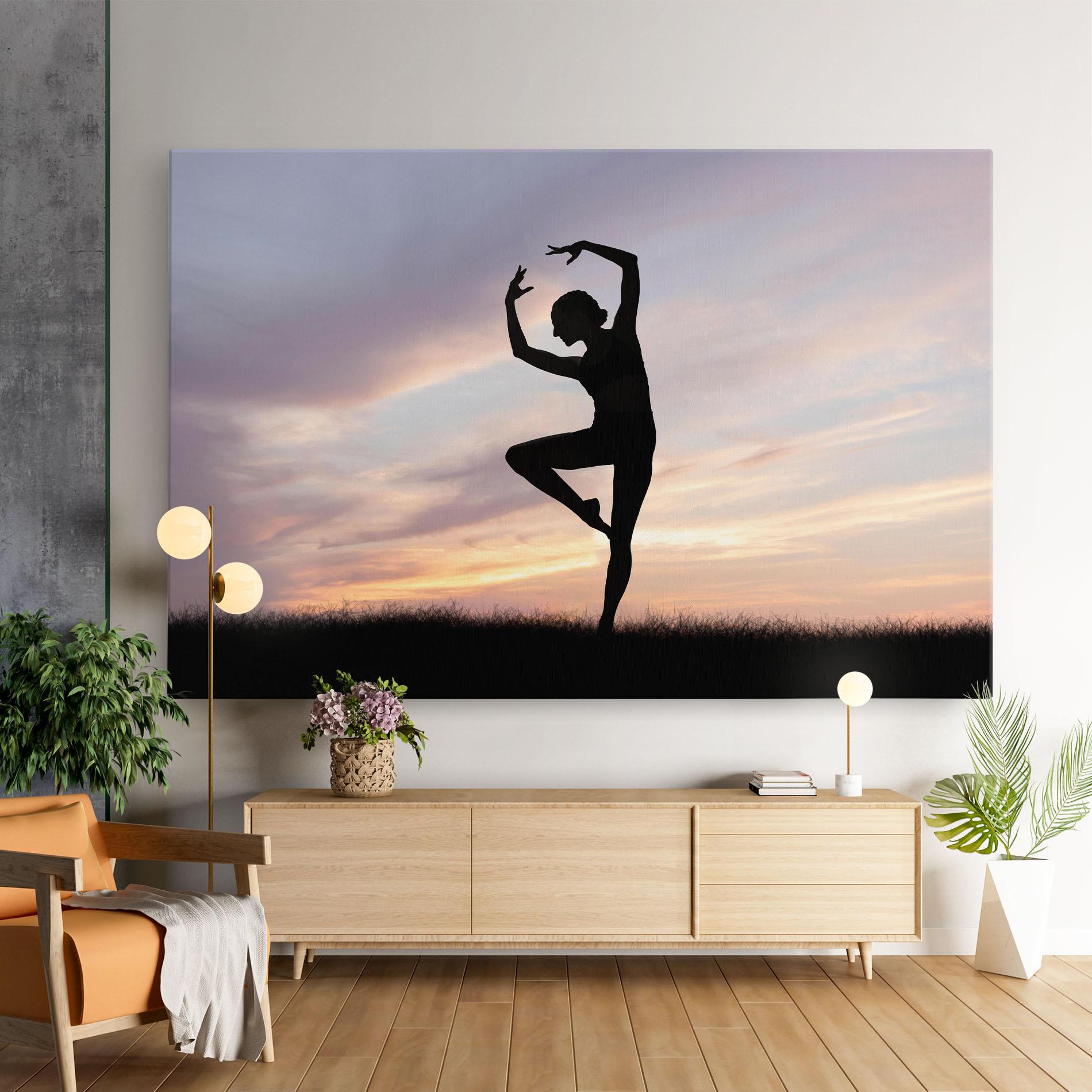 Vászonkép Purple Sky Posing mockup 9