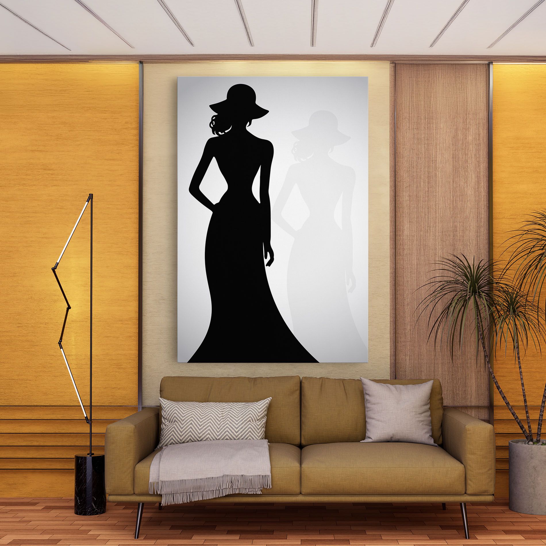 Silhouette Lady mockup 9