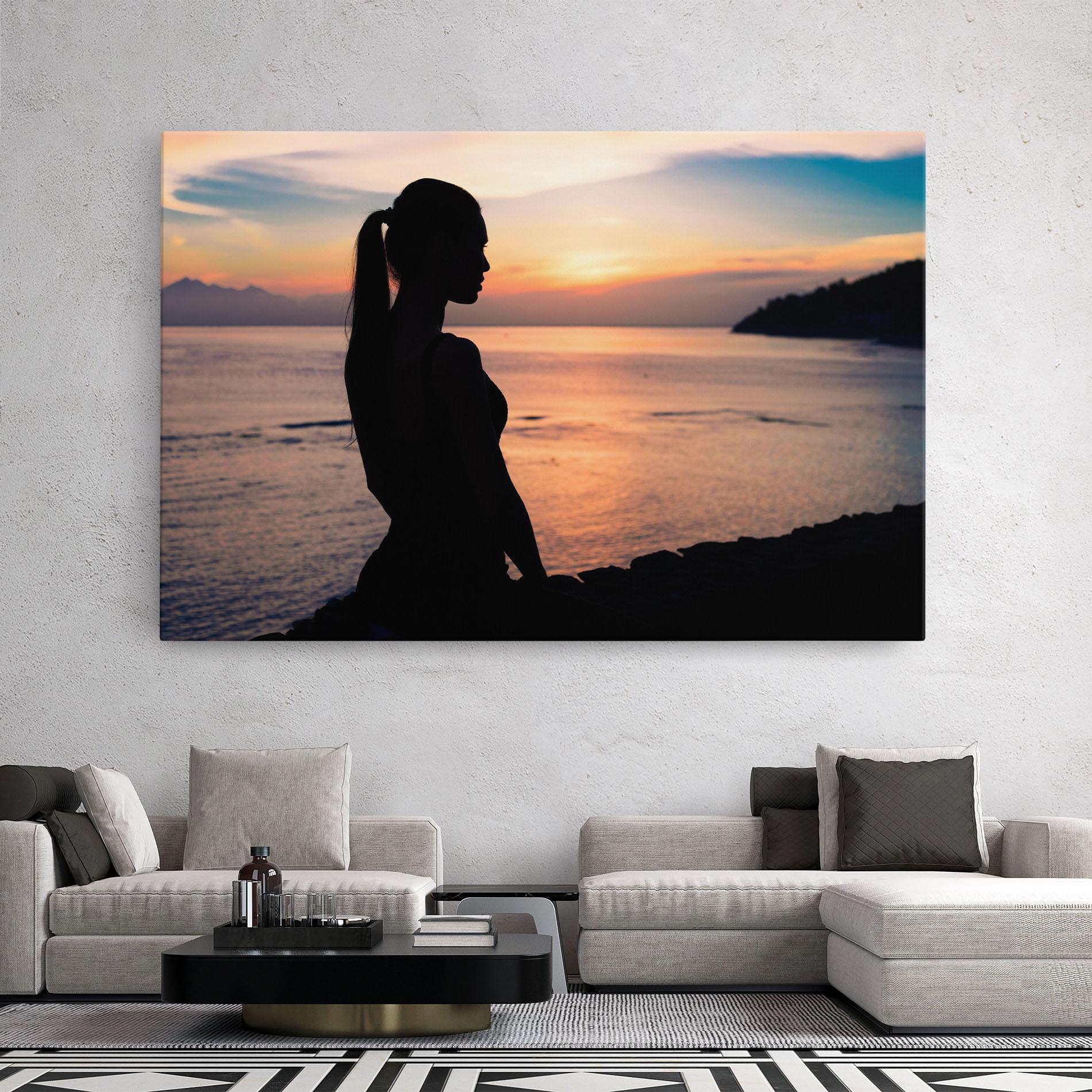 Vászonkép Beach Pretty View mockup 2