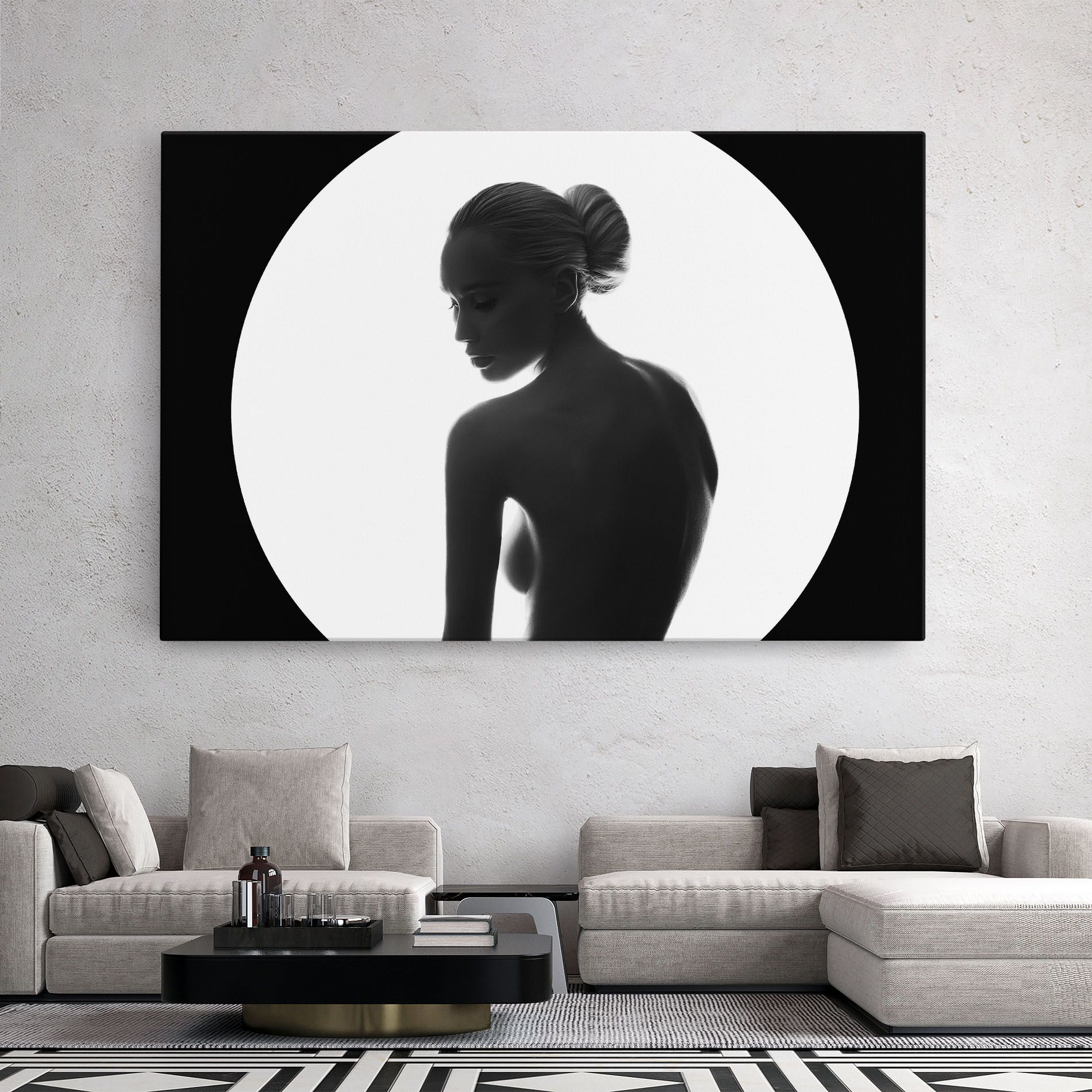 Woman Body Circle mockup 2
