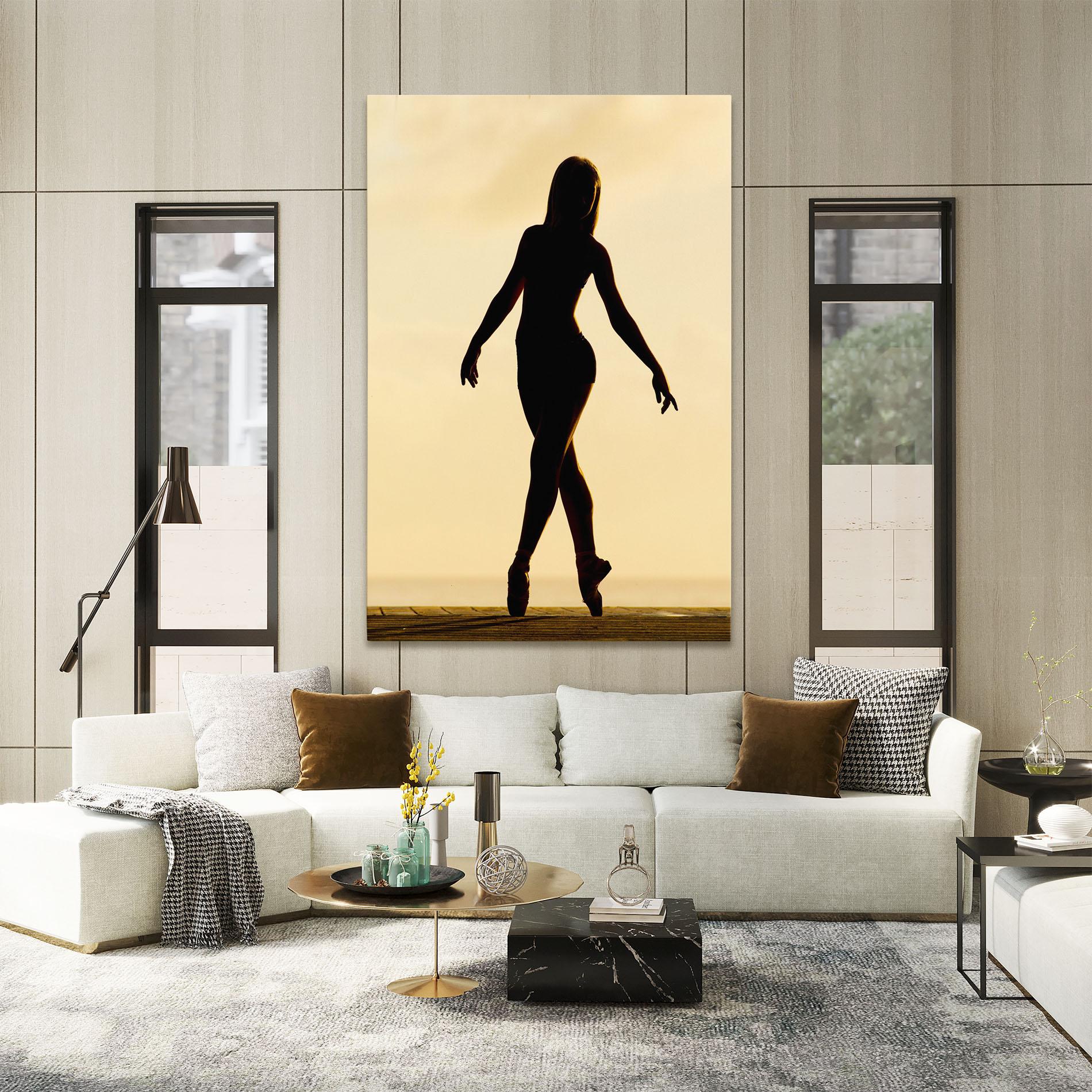 Vászonkép Ballet On Cream mockup 2