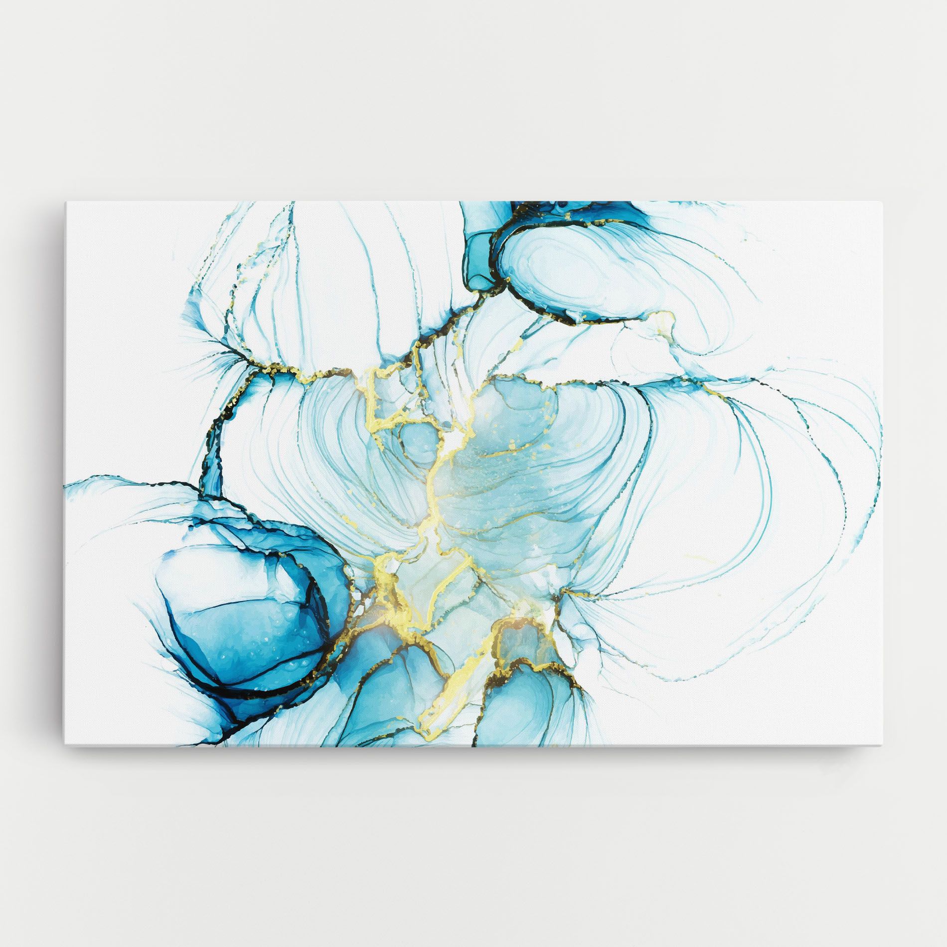 Artistic Gold Blue mockup 0