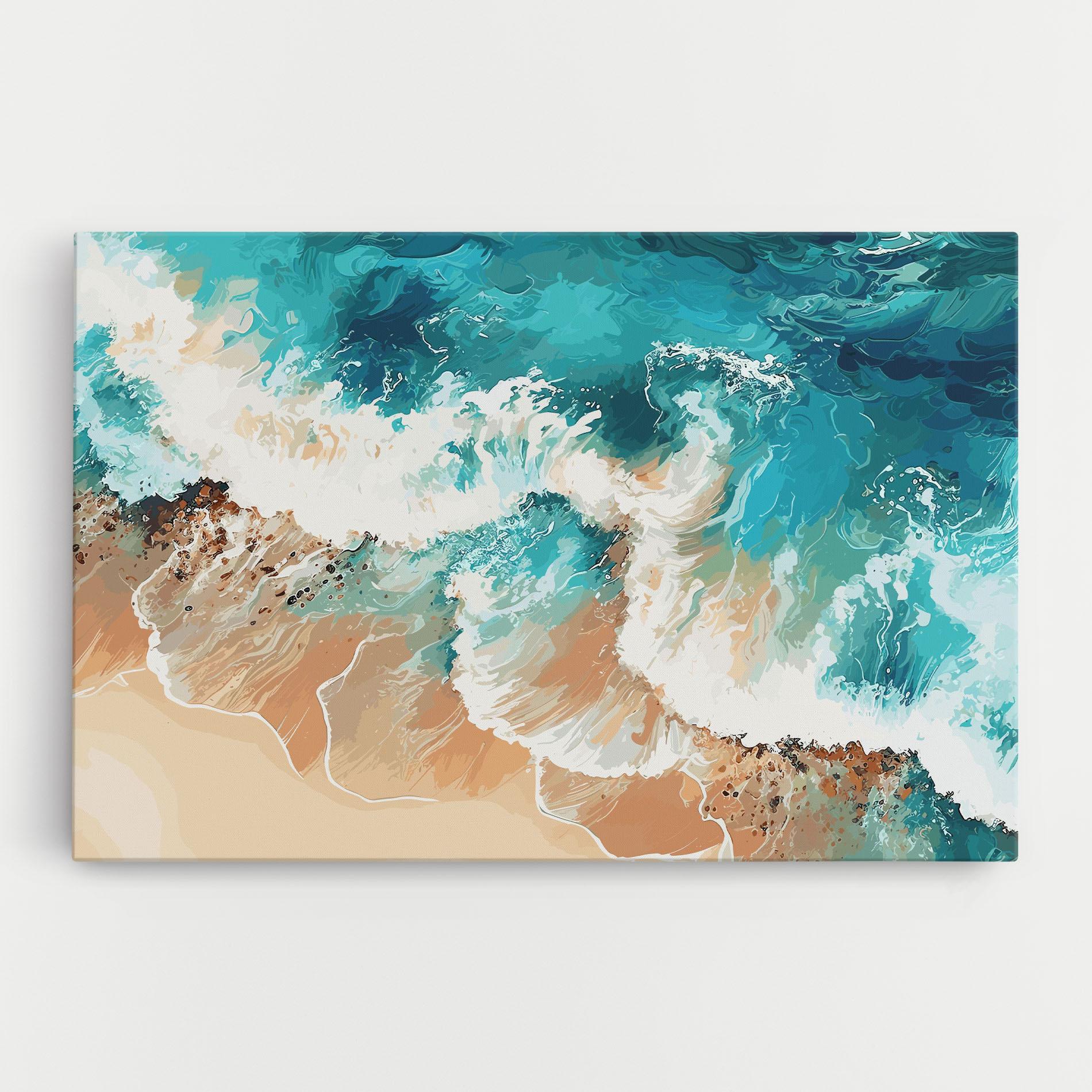 Vászonkép Artistic Waves mockup 0