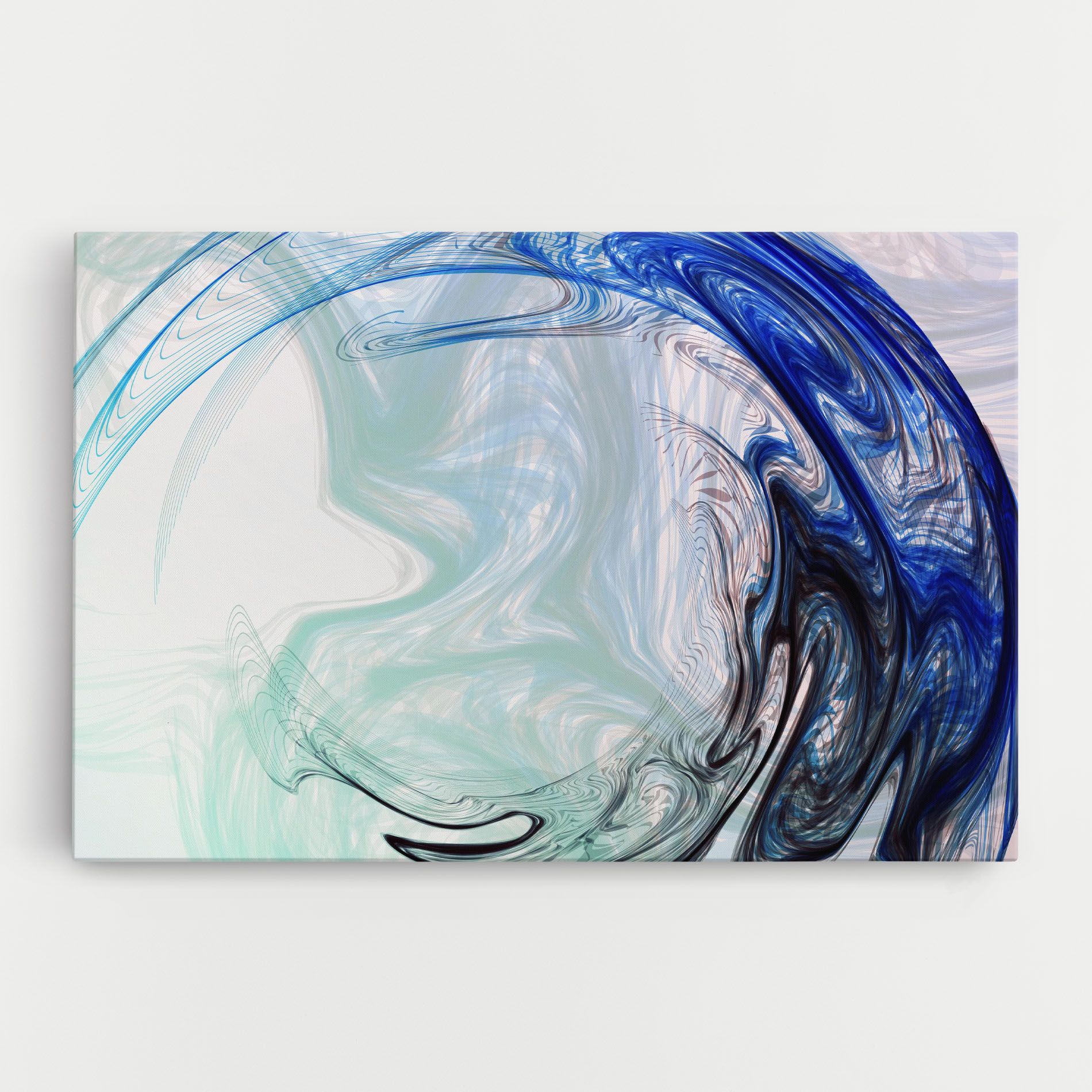 Blue Black Art mockup 0