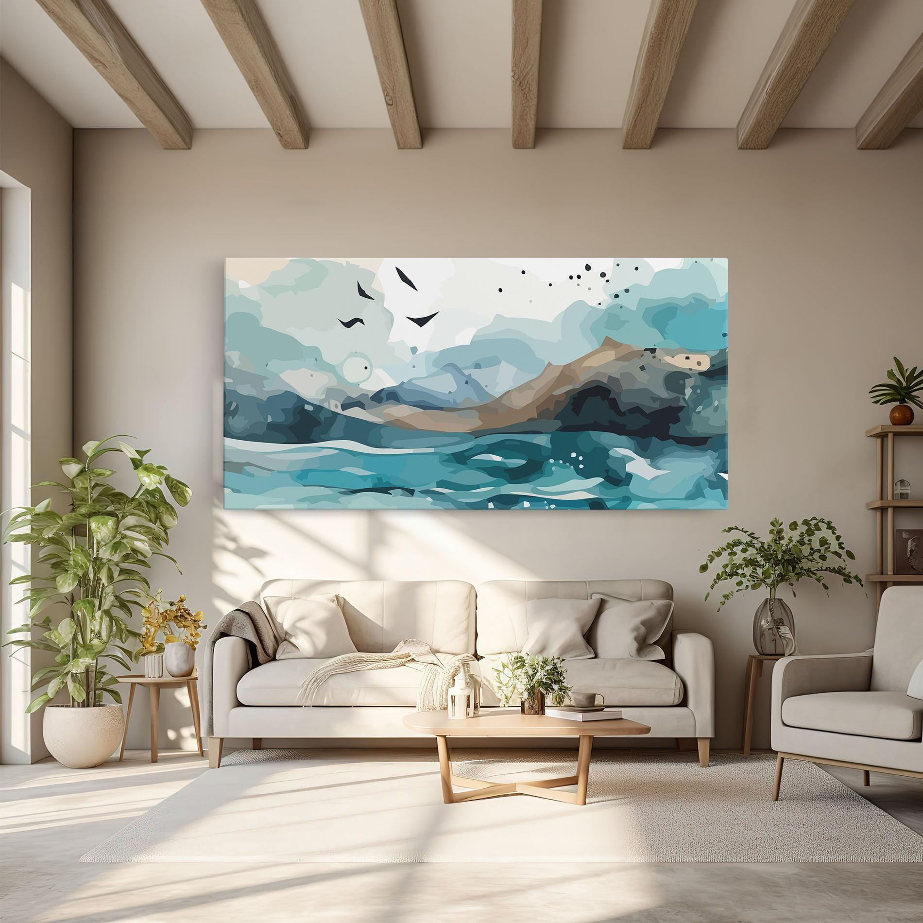 Vászonkép Water Birds mockup 6