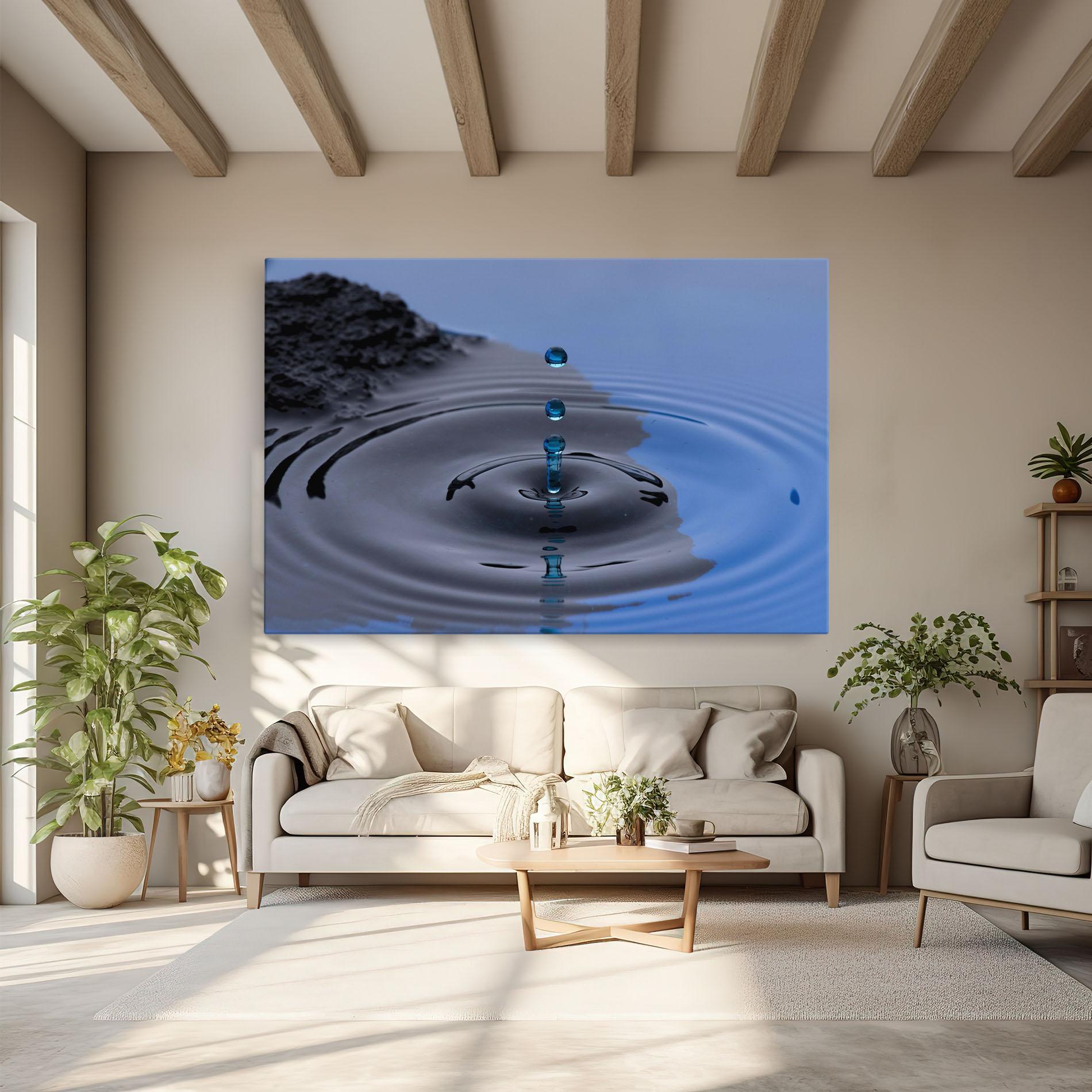 Vászonkép Frozen Drops mockup 6