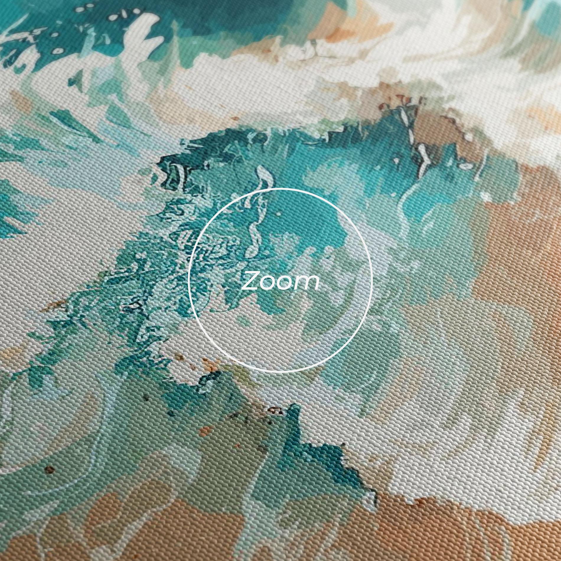 Vászonkép Artistic Waves mockup 3