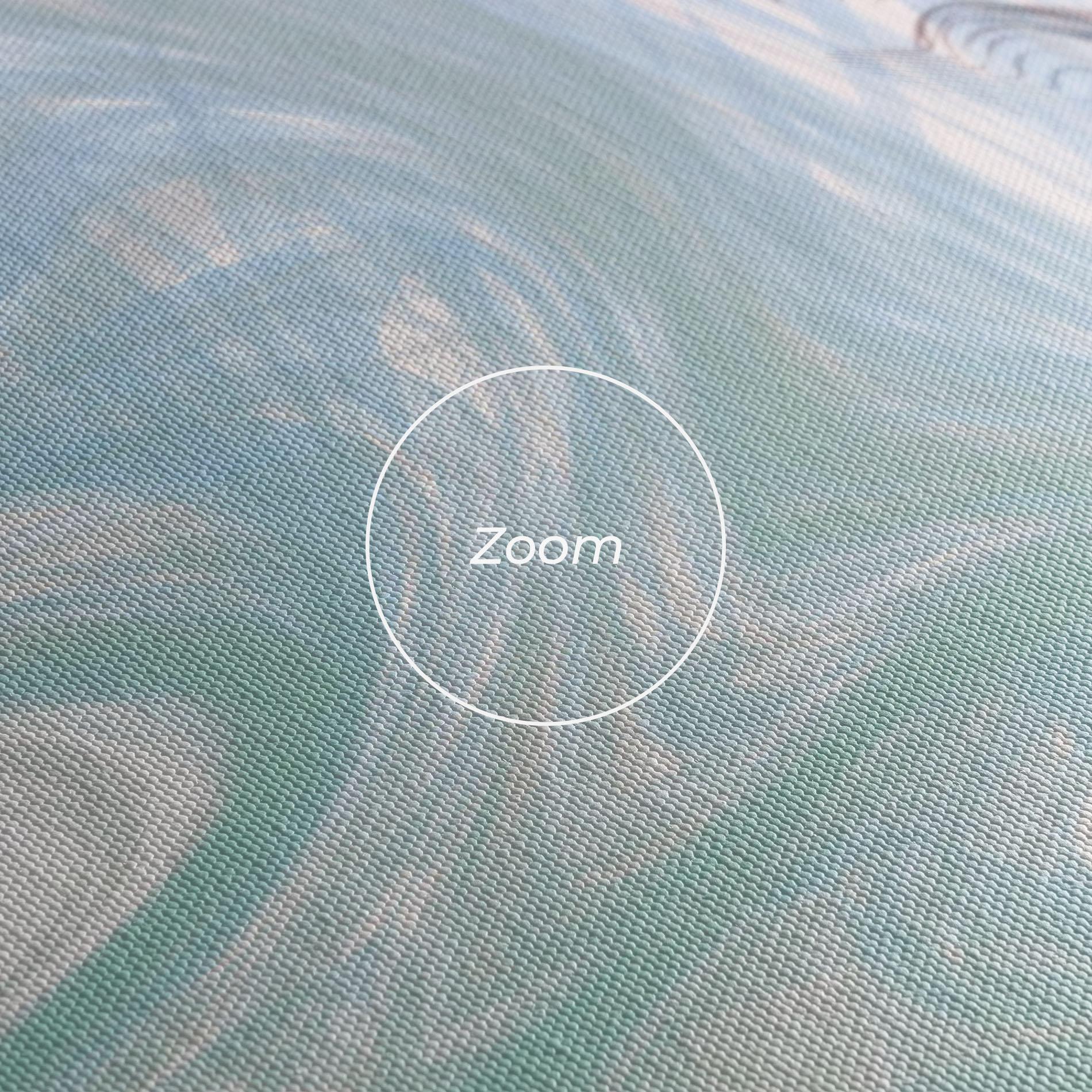 Vászonkép Blue Black Art mockup 3