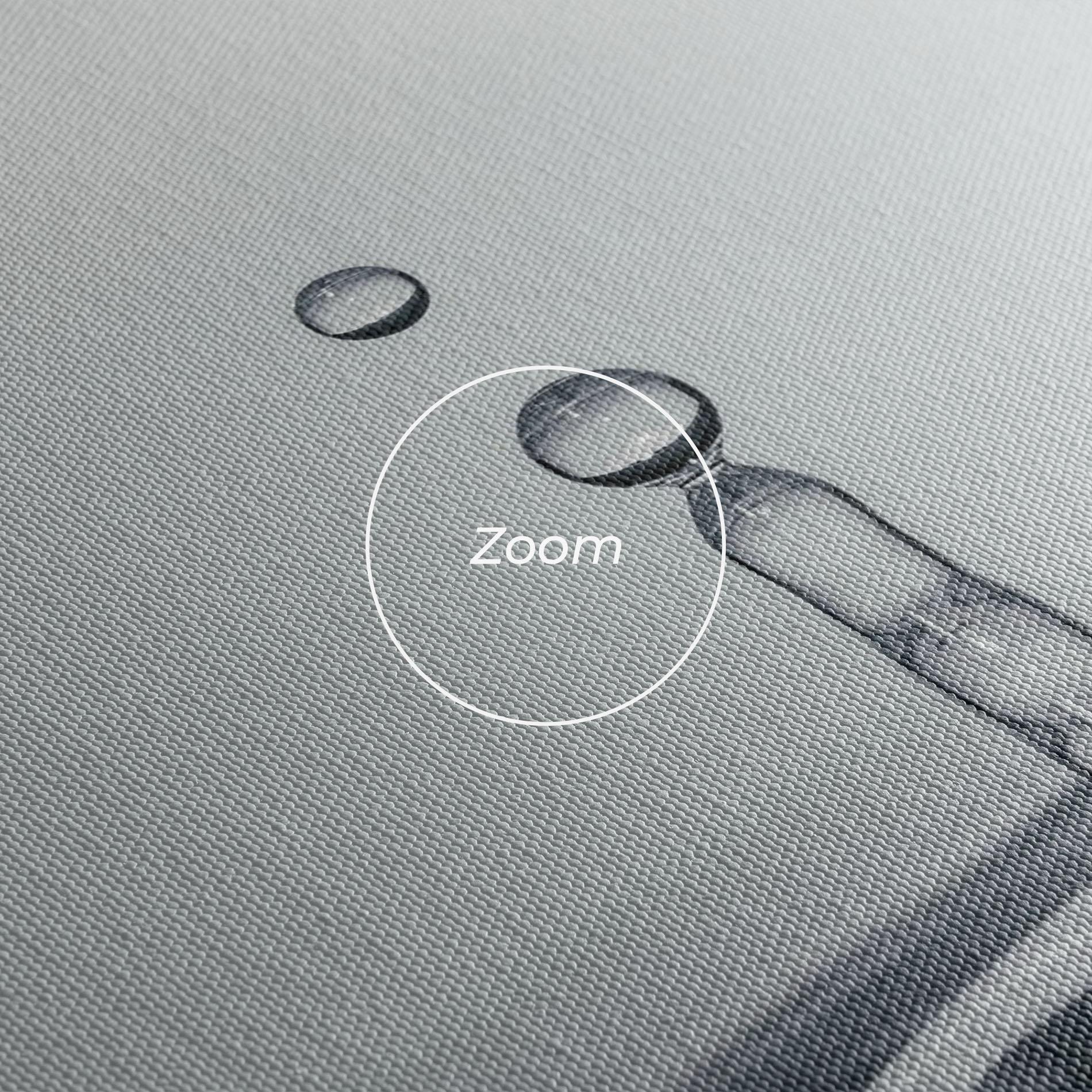 Vászonkép Grey Water Drop mockup 3