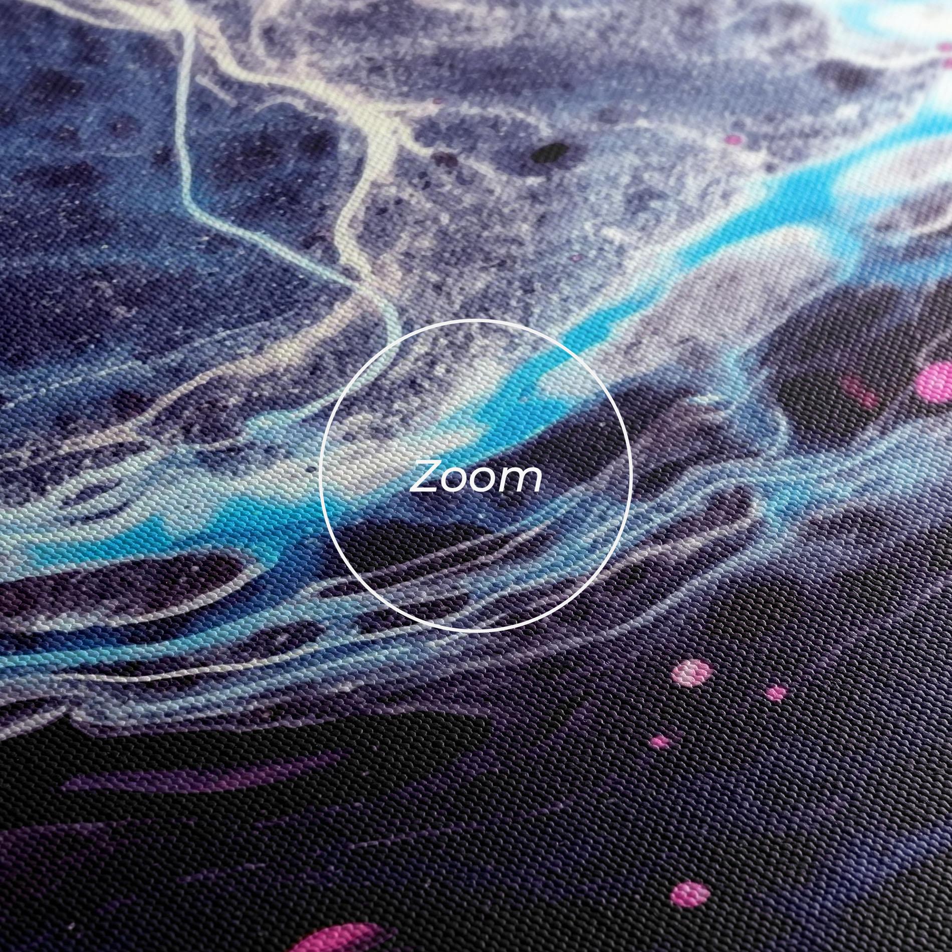 Vászonkép Purple Blue Water mockup 3