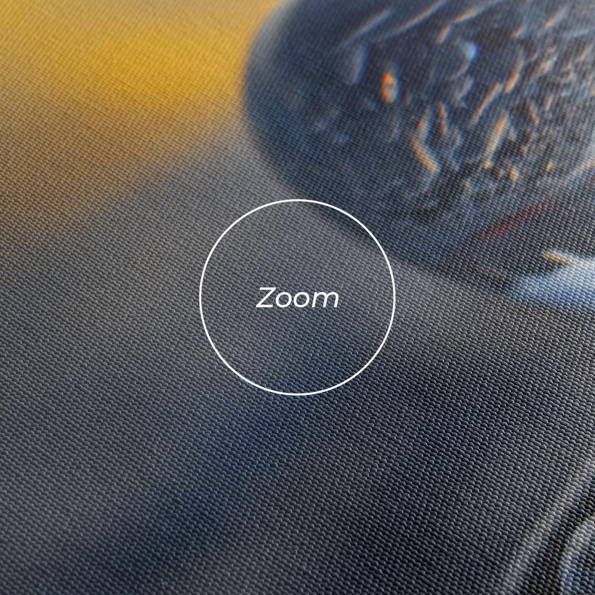 Vászonkép Sunset Lensball mockup 3