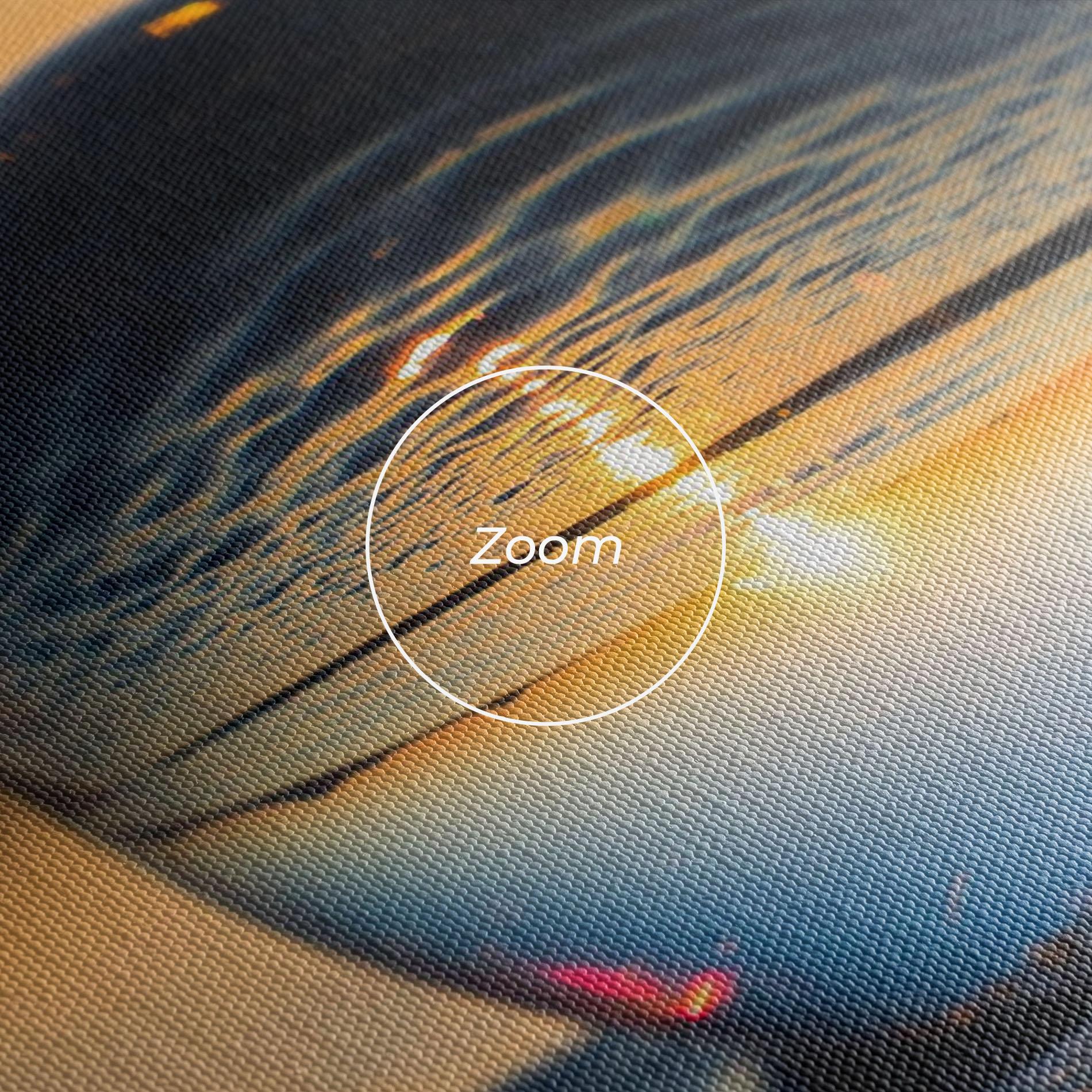 Vászonkép Water Bubble Reflecting mockup 3