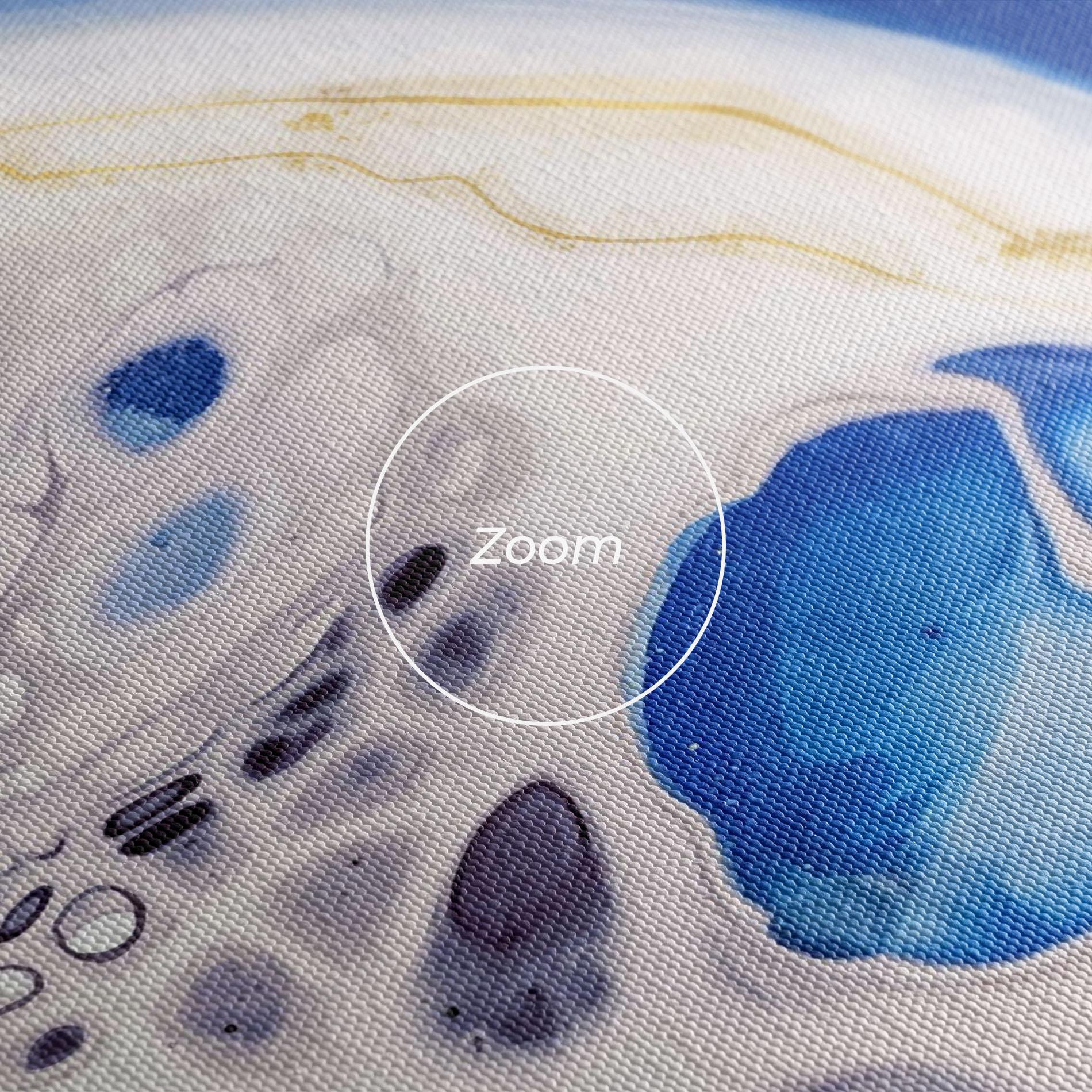 Vászonkép Water Gold Blue Marble mockup 3