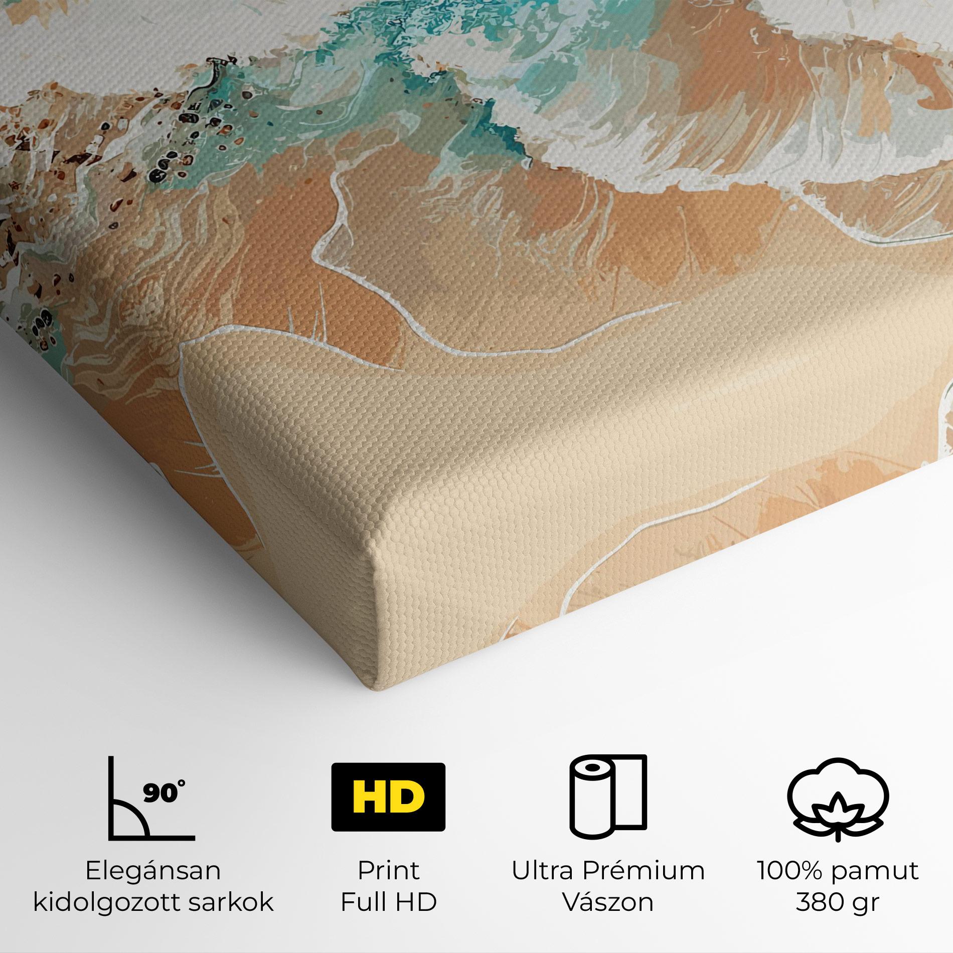 Vászonkép Artistic Waves mockup 4