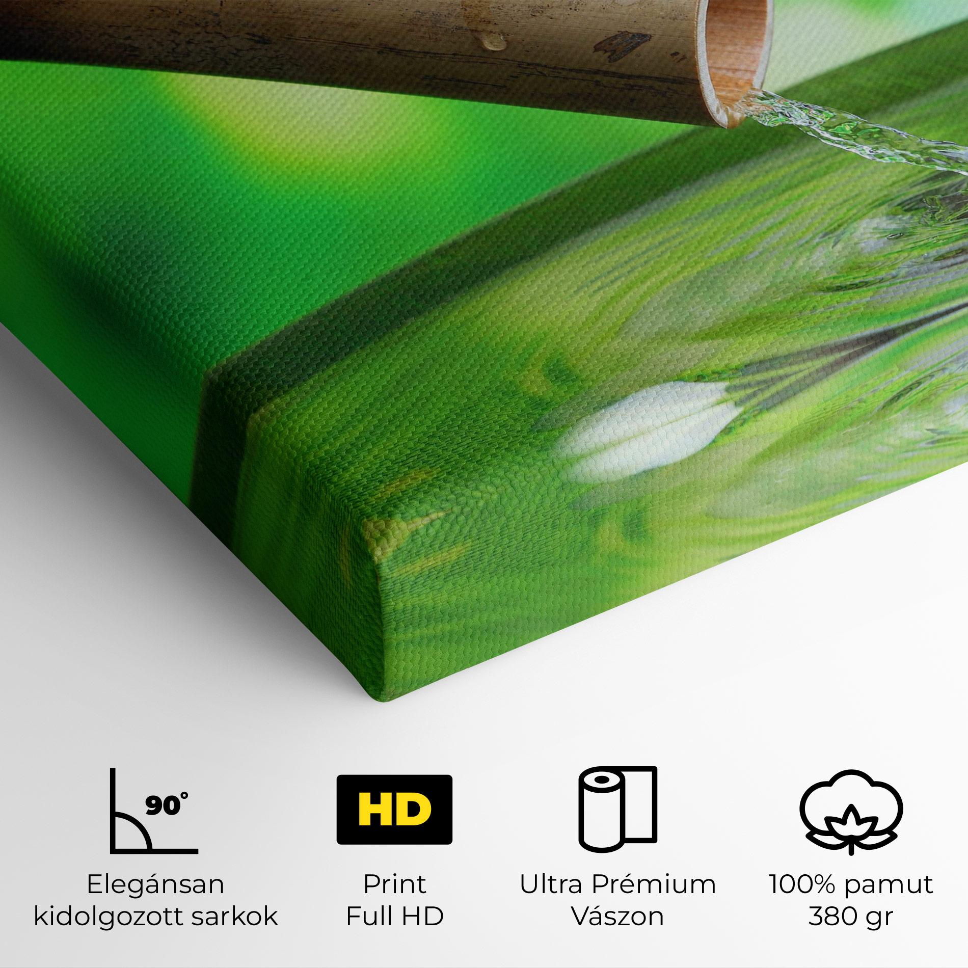 Vászonkép Bamboo Fountain mockup 4