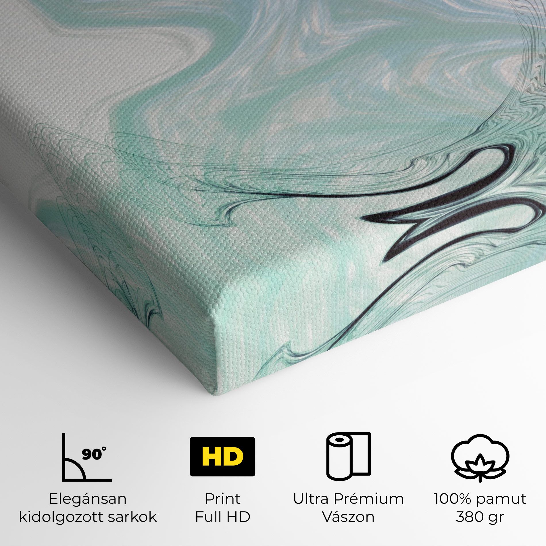 Blue Black Art mockup 4