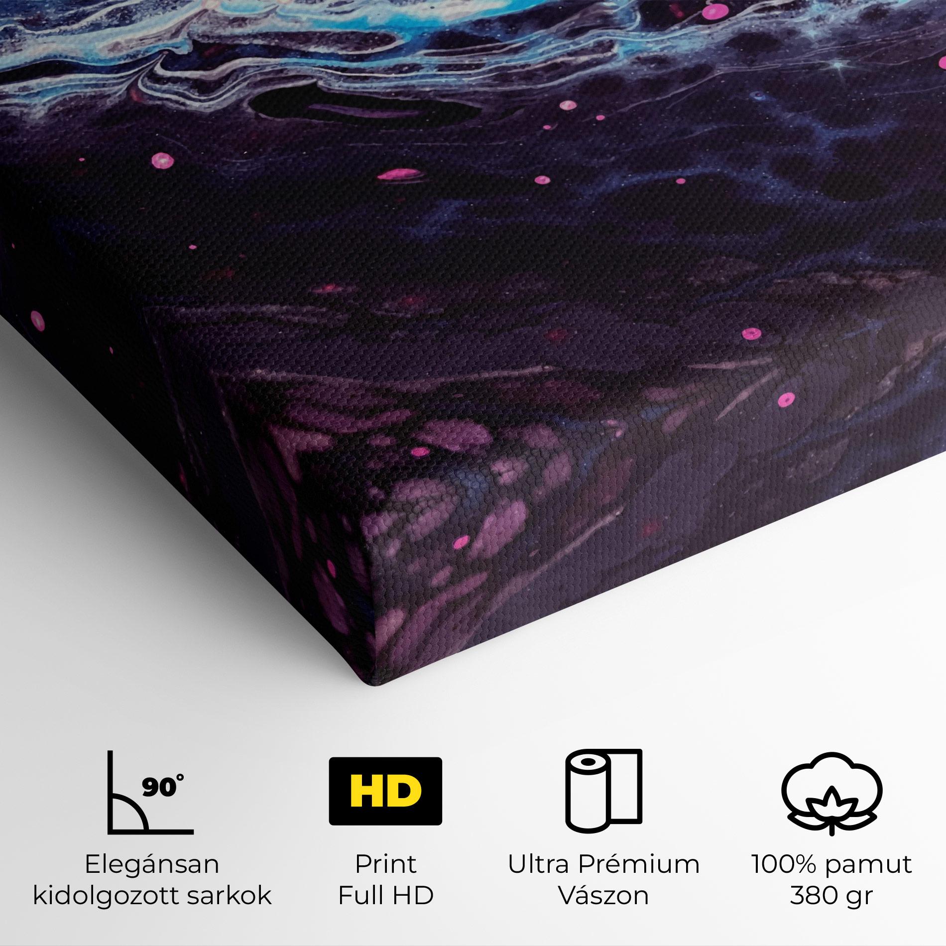 Vászonkép Purple Blue Water mockup 4