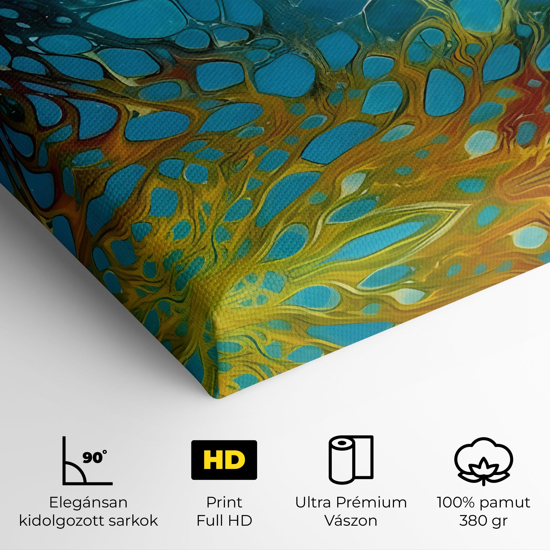 Vászonkép Yellow Green Ocean mockup 4