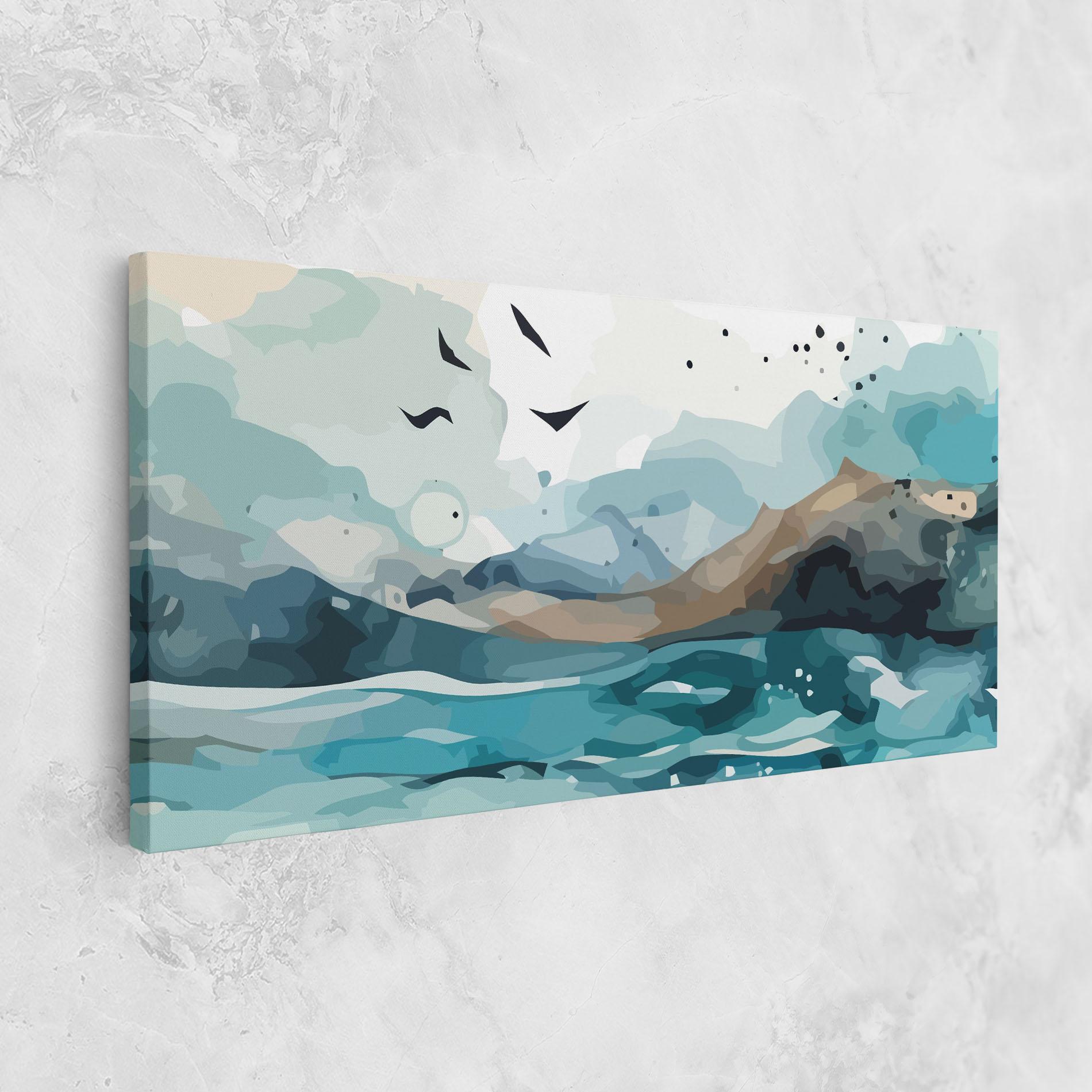Vászonkép Water Birds mockup 1