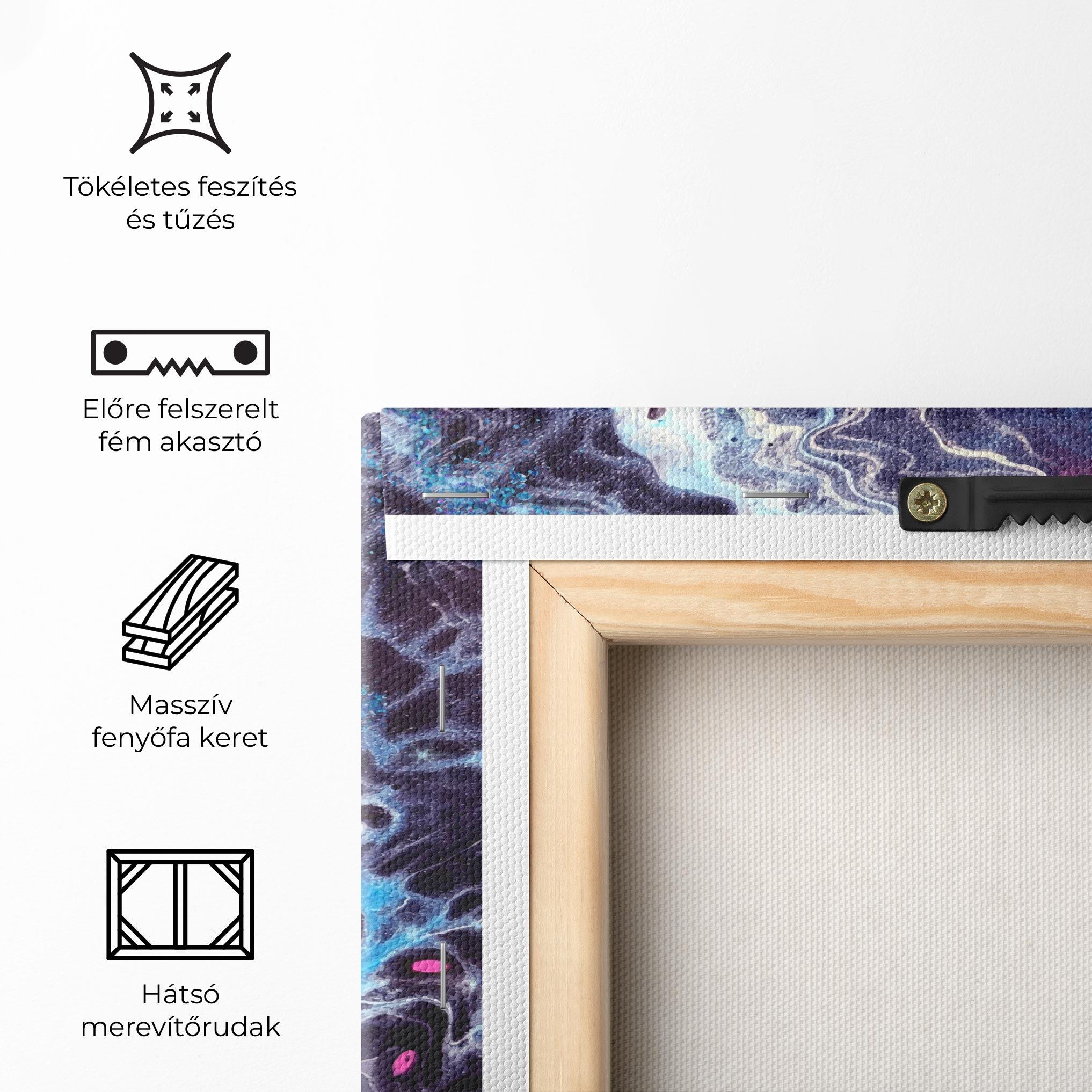 Vászonkép Purple Blue Water mockup 5
