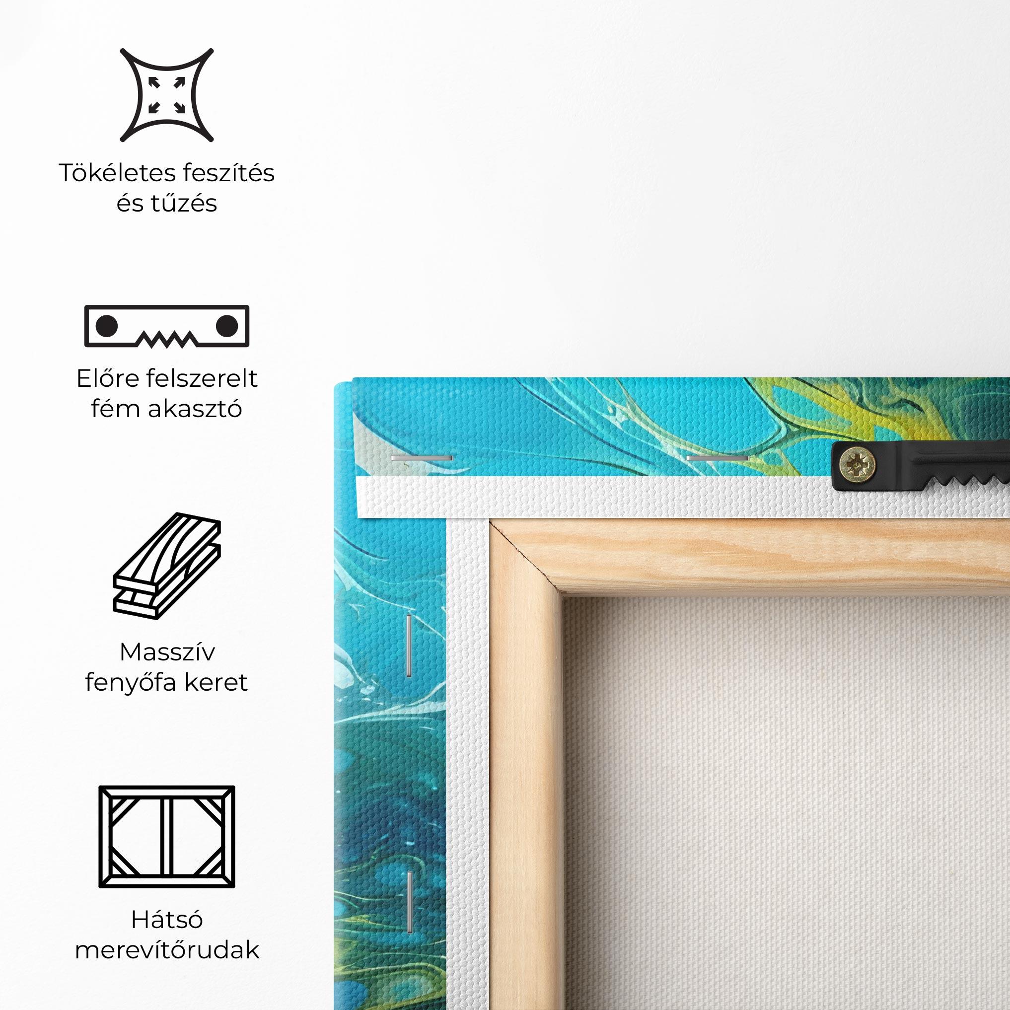 Vászonkép Yellow Green Ocean mockup 5