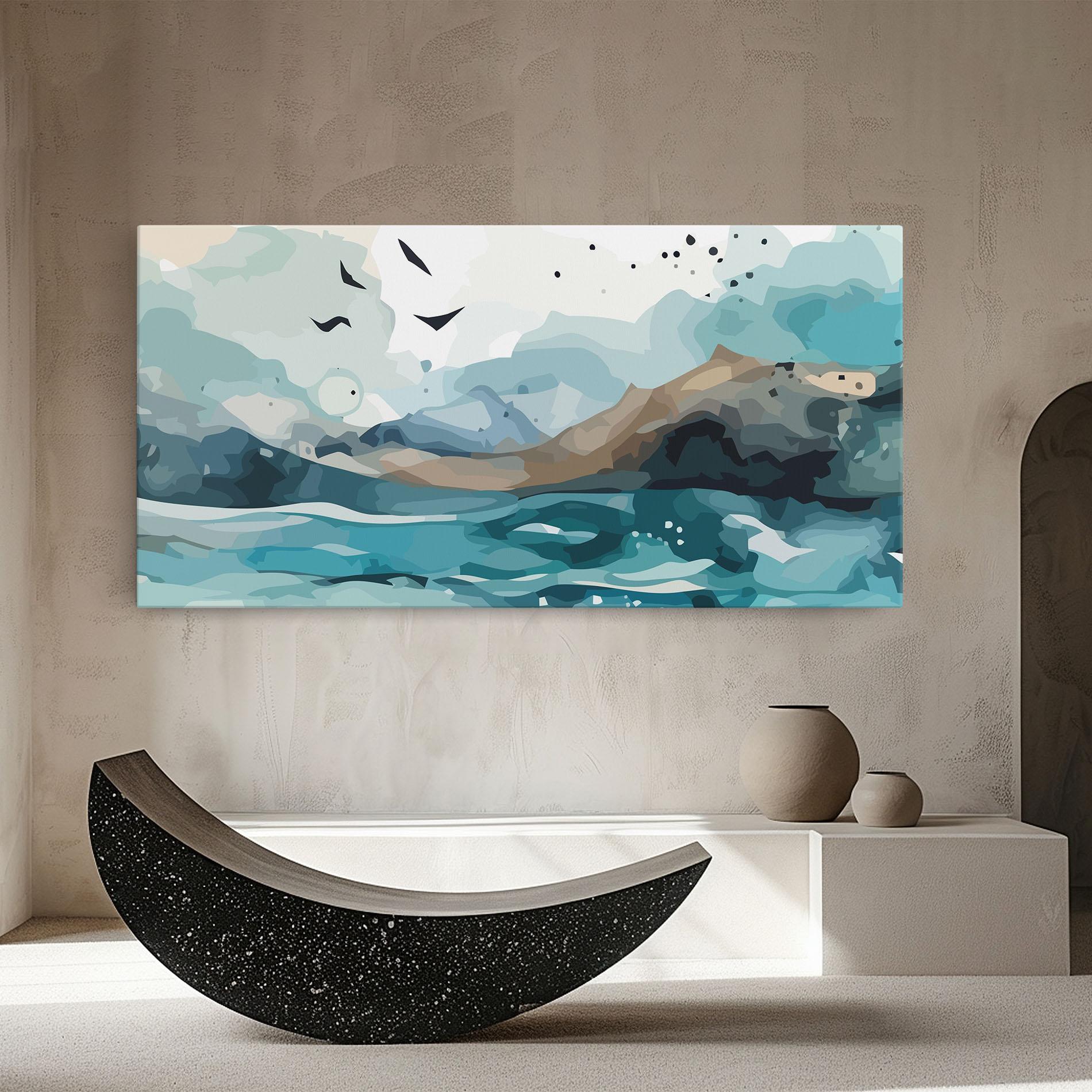 Vászonkép Water Birds mockup 8