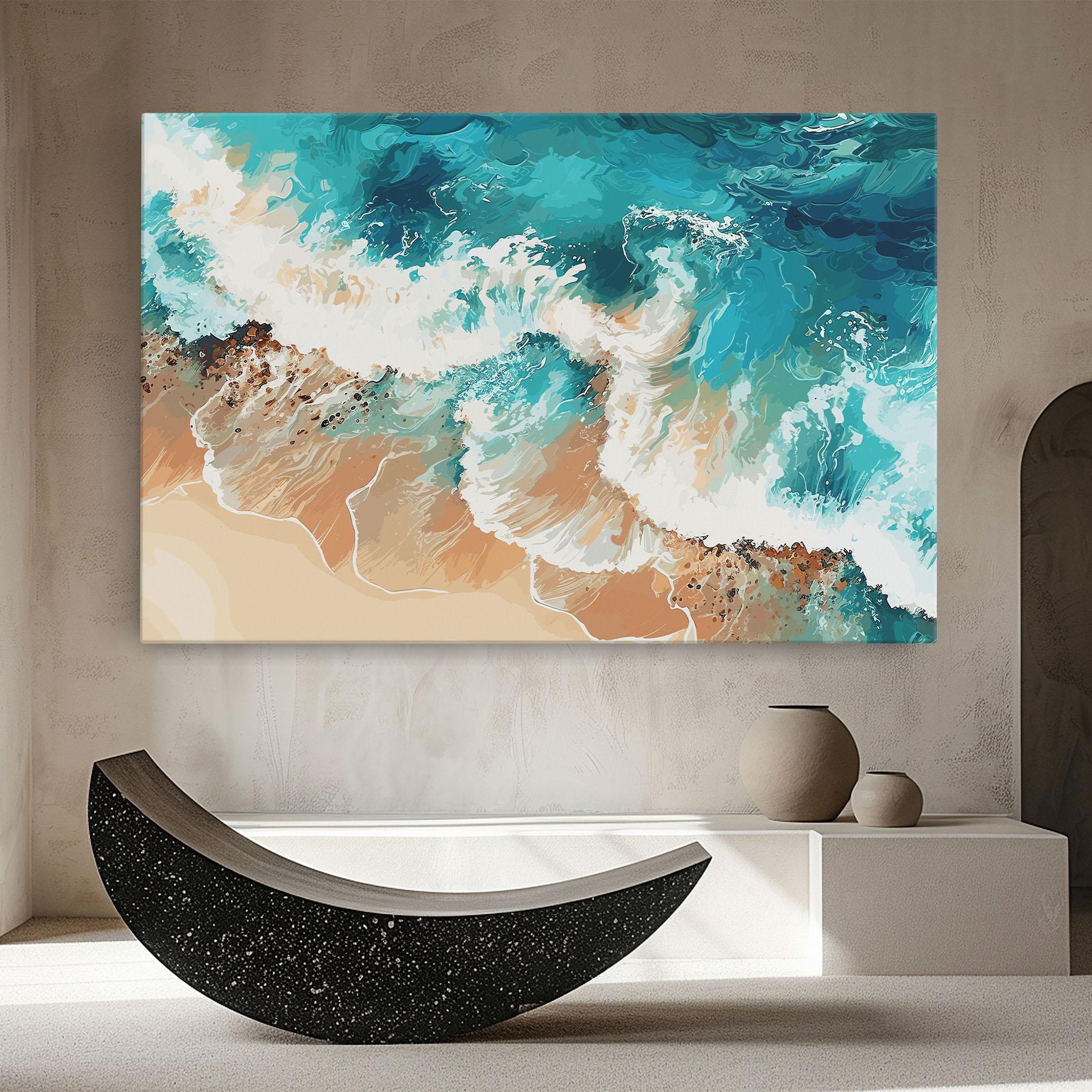 Vászonkép Artistic Waves mockup 8