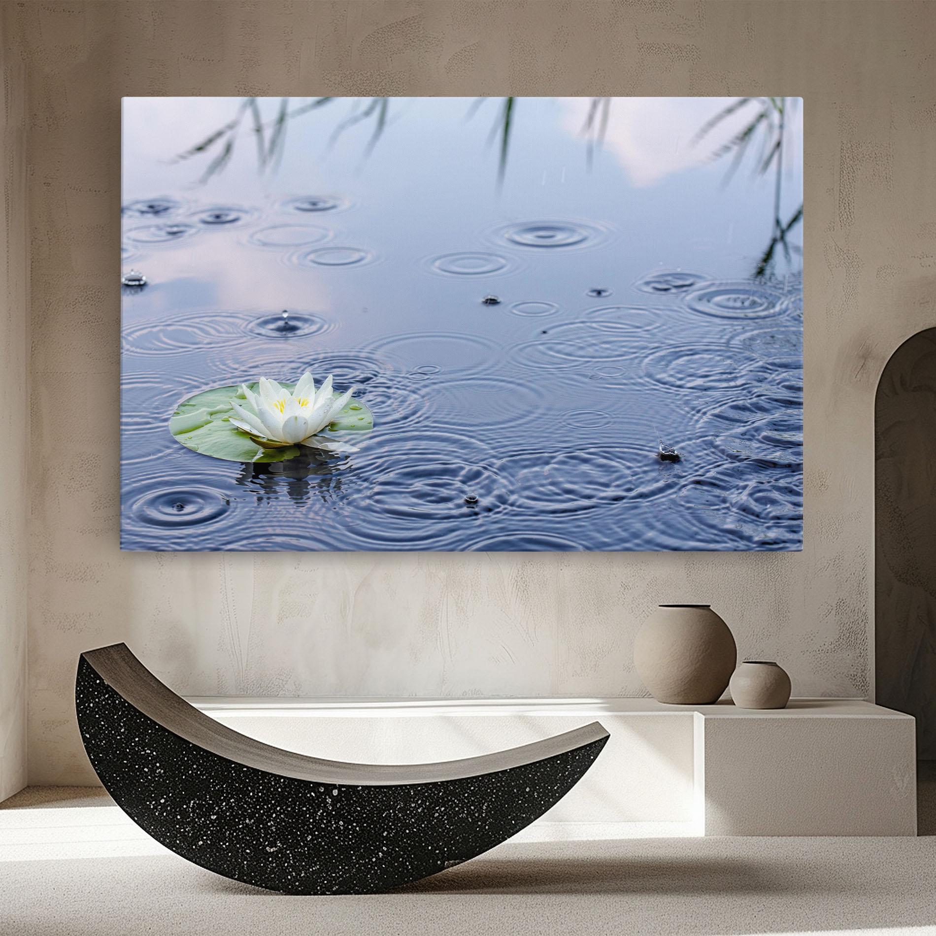 Vászonkép Clear Lake Rain mockup 8