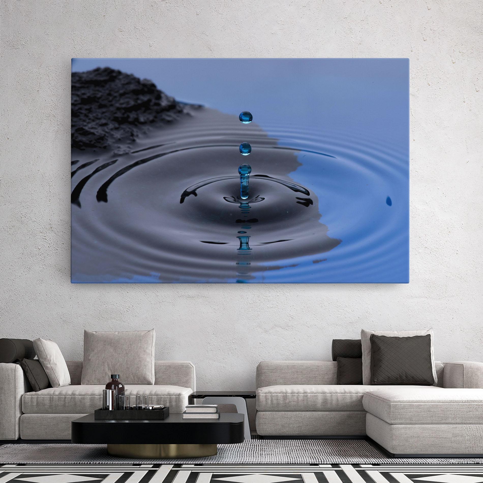 Vászonkép Frozen Drops mockup 2