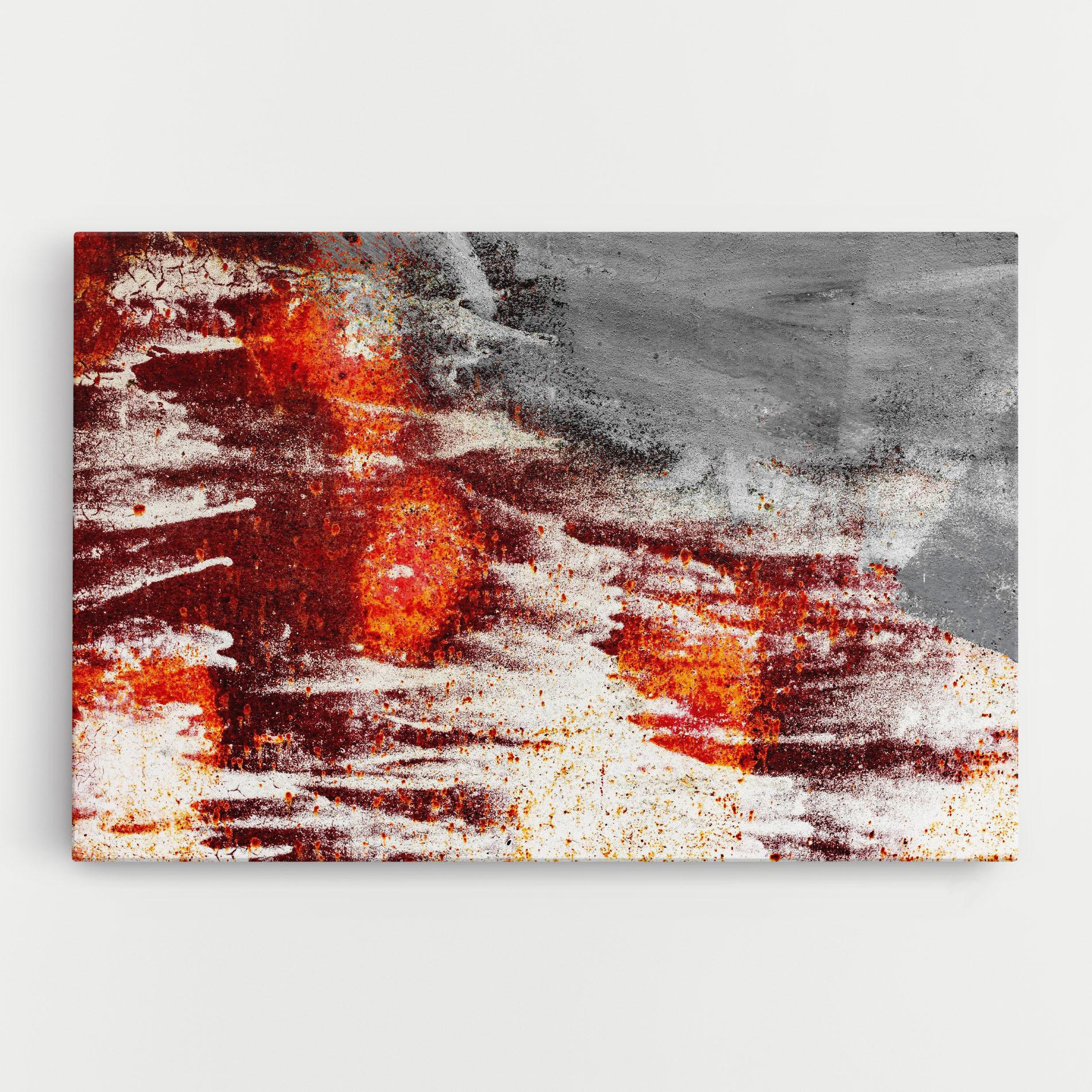 Vászonkép Burning Sign mockup 0