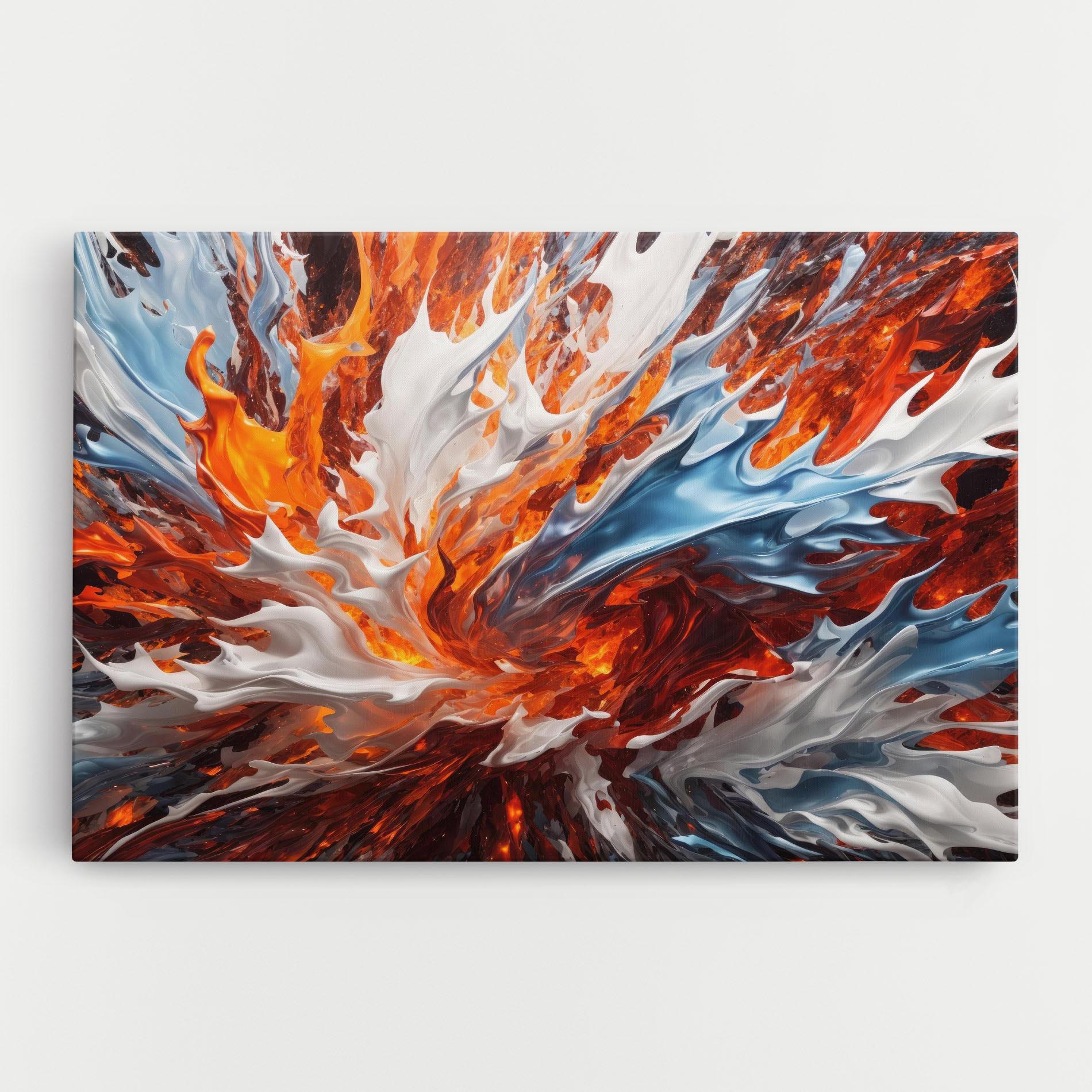 Vászonkép Flame Rase mockup 0